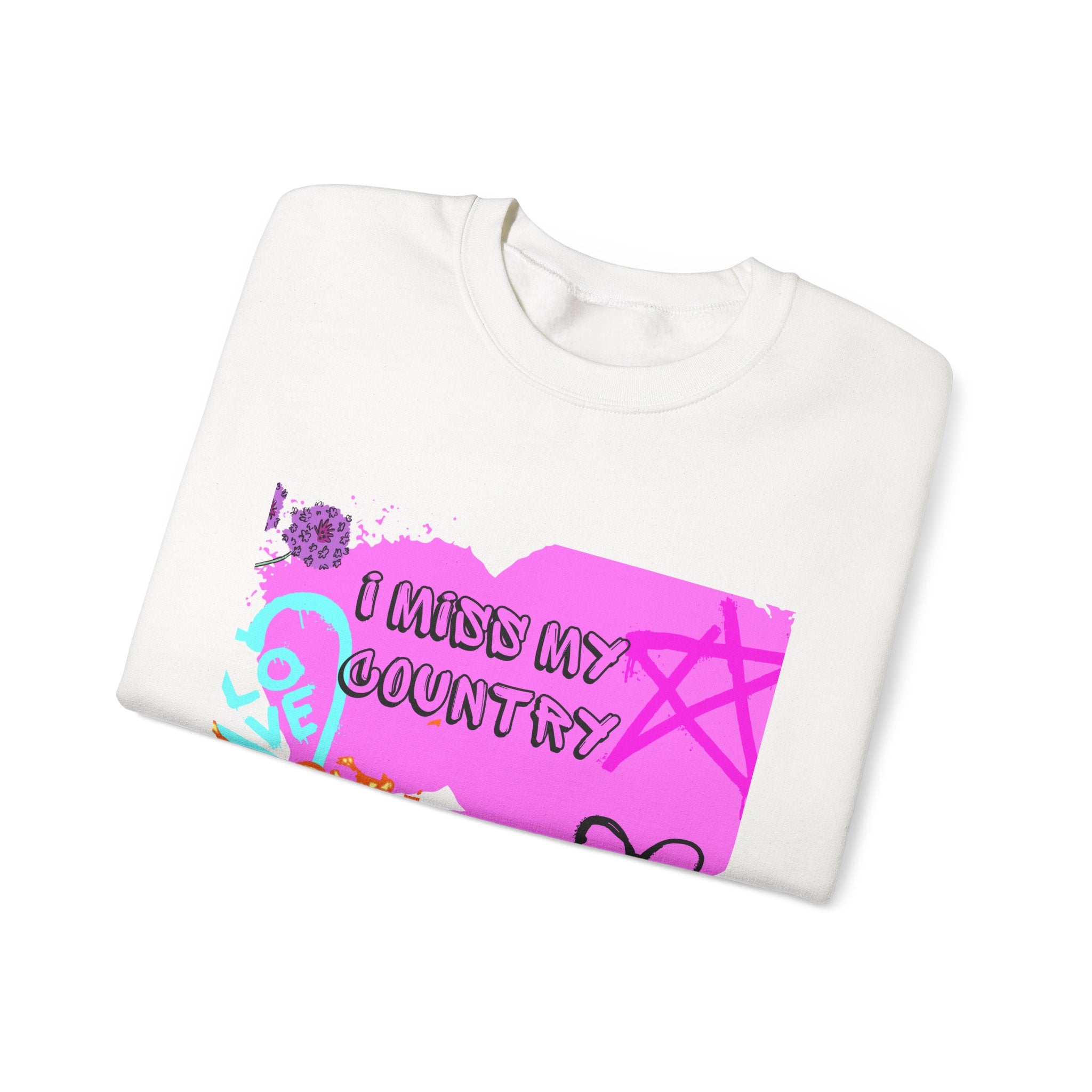 Retro-Style Crewneck Sweatshirt, Fun and Colorful Apparel for Expressive Souls, Perfect for Everyday Wear, Gifts for Friends, Casual Outings