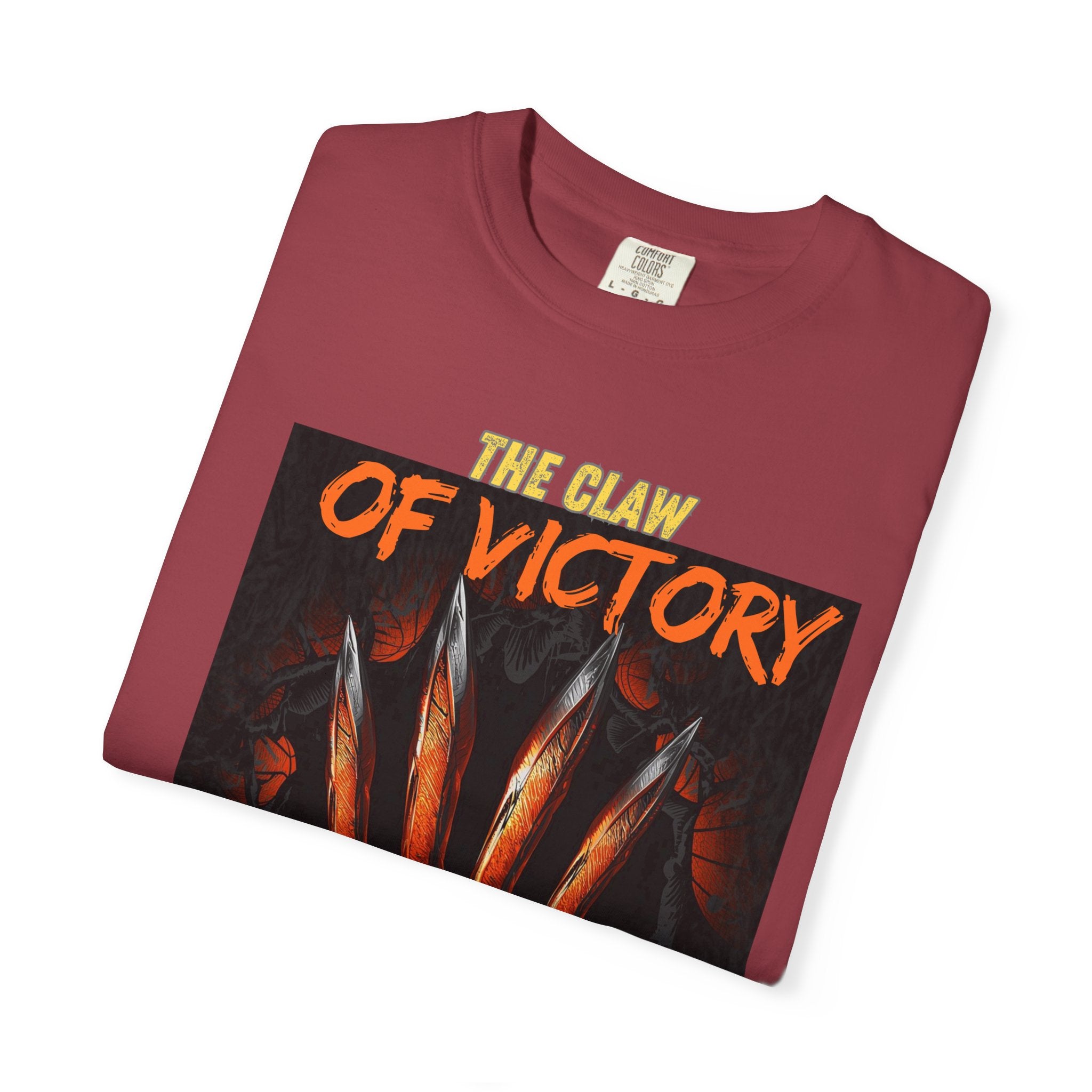 The Claw of Victory – Fierce Basketball Power DesignVictory Basketball Graphic T-Shirt
