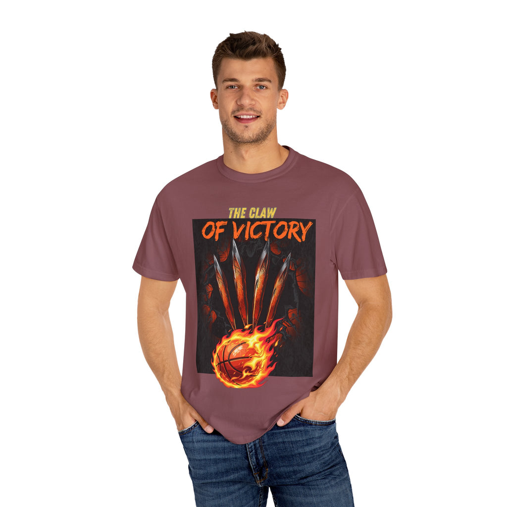 The Claw of Victory – Fierce Basketball Power DesignVictory Basketball Graphic T-Shirt