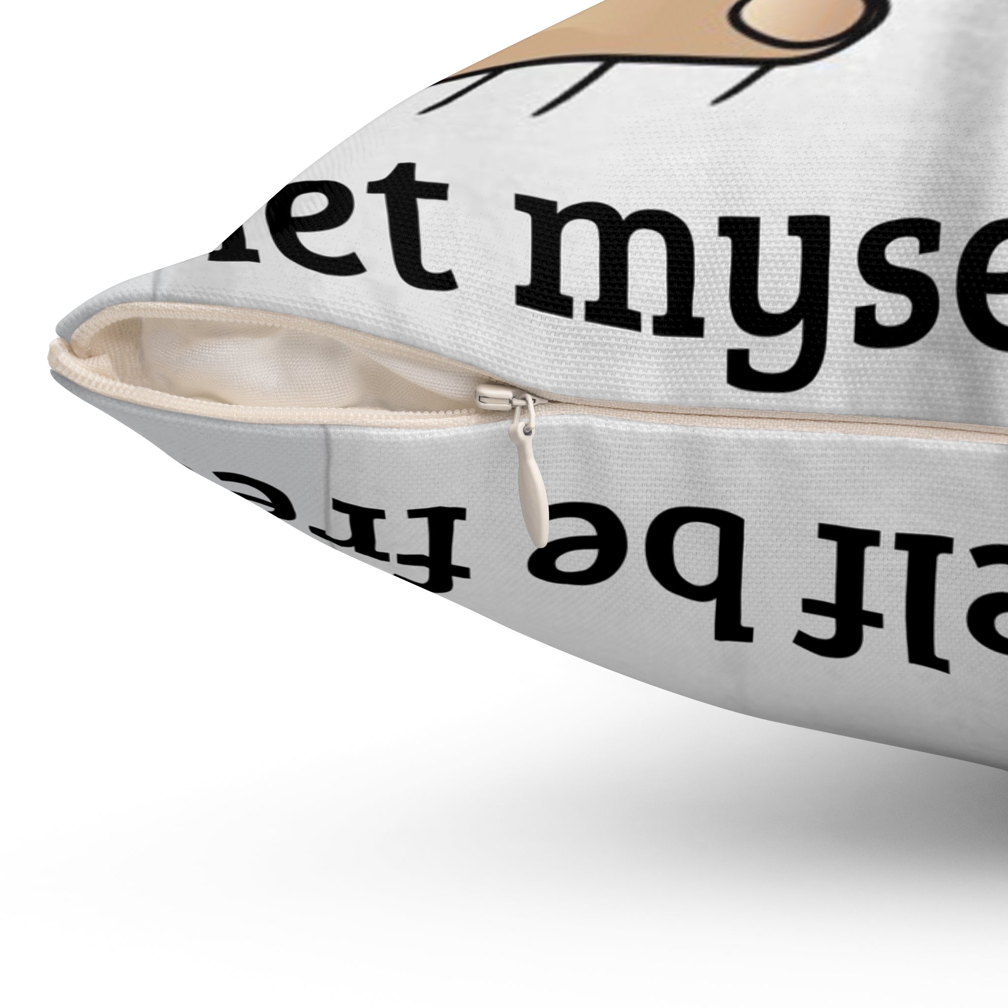 Freedom-Themed Square Pillow for Comfort, let myself be free, Home Decor, Gift for Friends, Inspirational Cushion