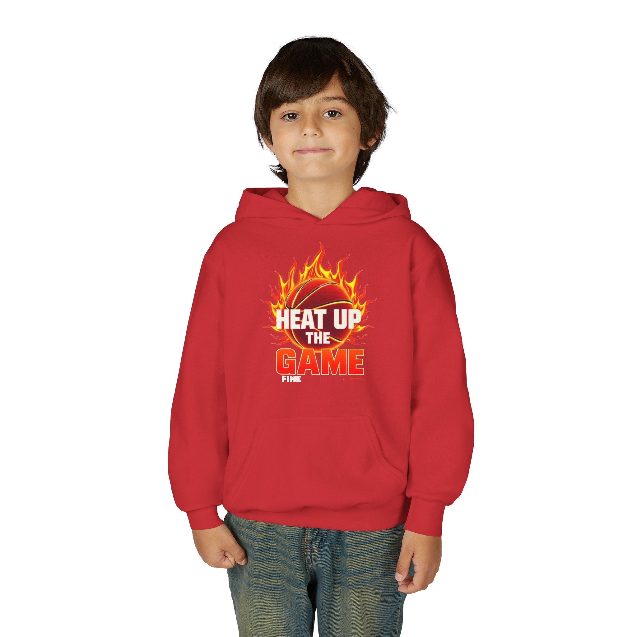 Youth Basketball Hoodie - Heat Up the Game