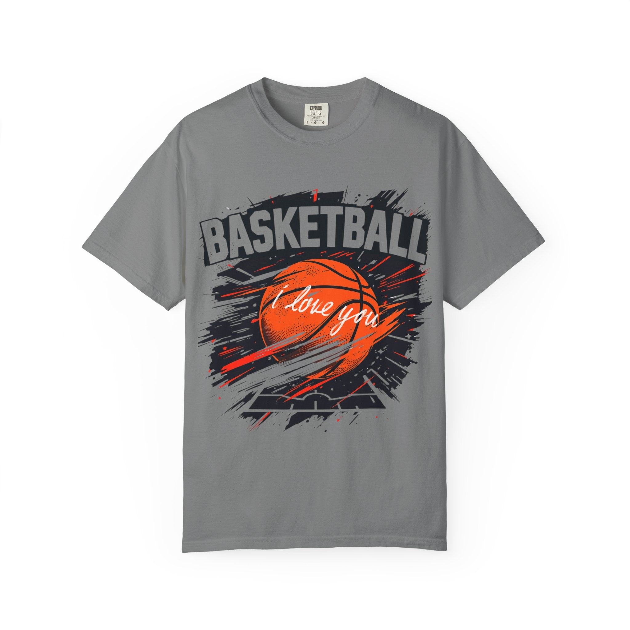 Basketball Love Unisex Garment-Dyed T-Shirt
