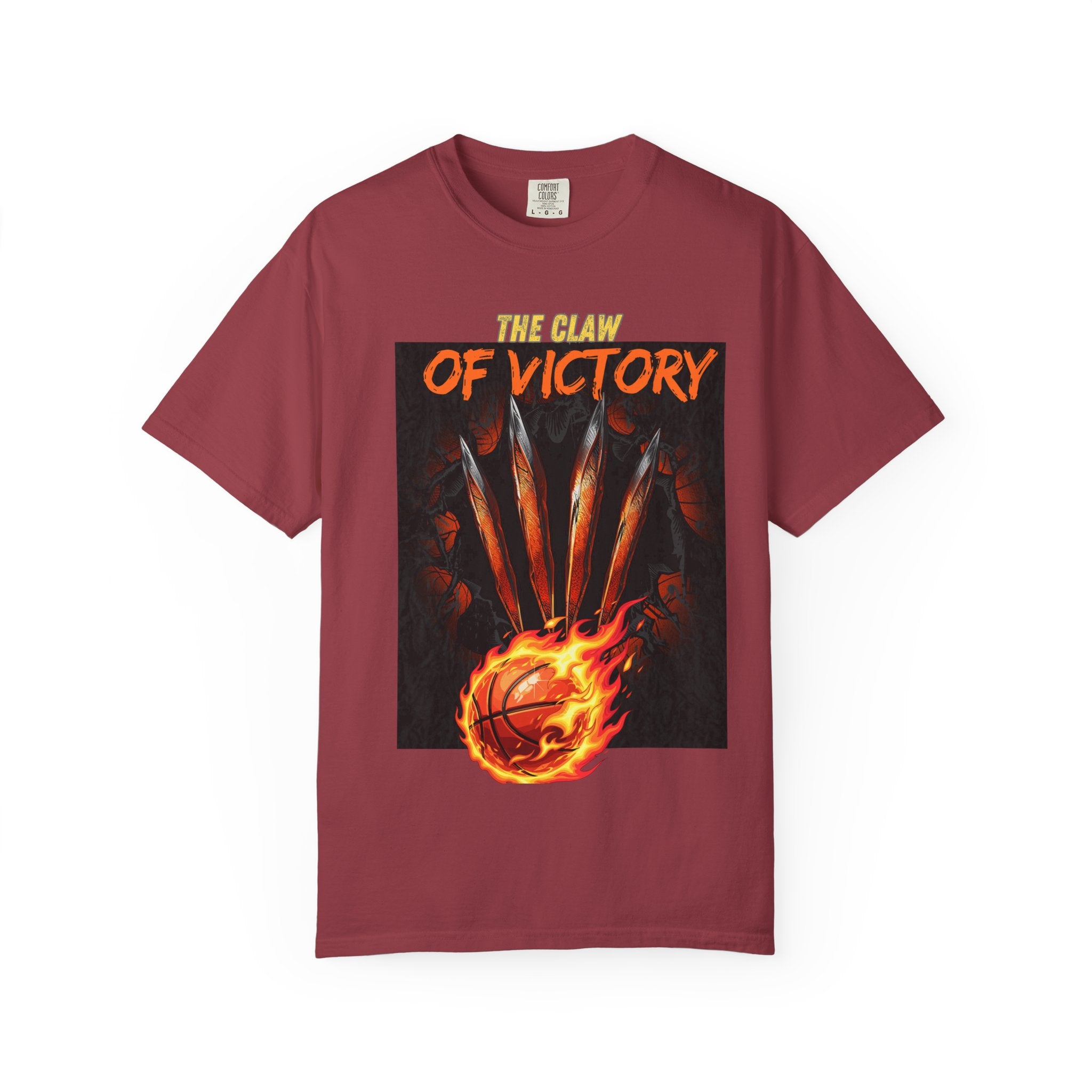The Claw of Victory – Fierce Basketball Power DesignVictory Basketball Graphic T-Shirt