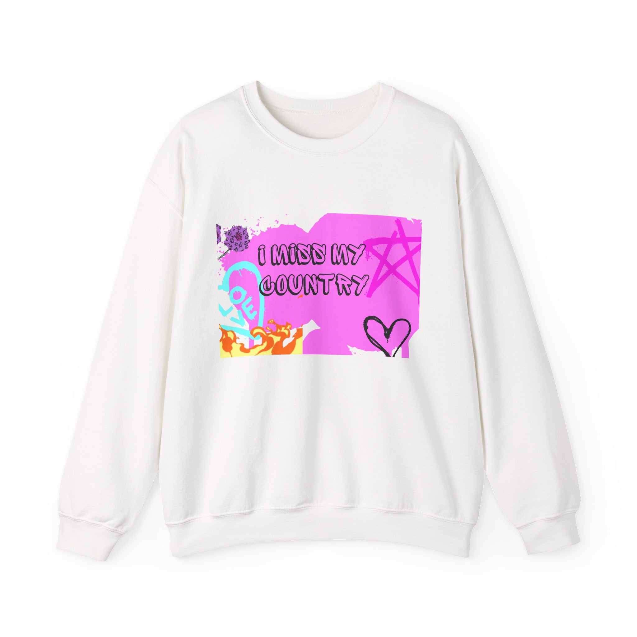Retro-Style Crewneck Sweatshirt, Fun and Colorful Apparel for Expressive Souls, Perfect for Everyday Wear, Gifts for Friends, Casual Outings