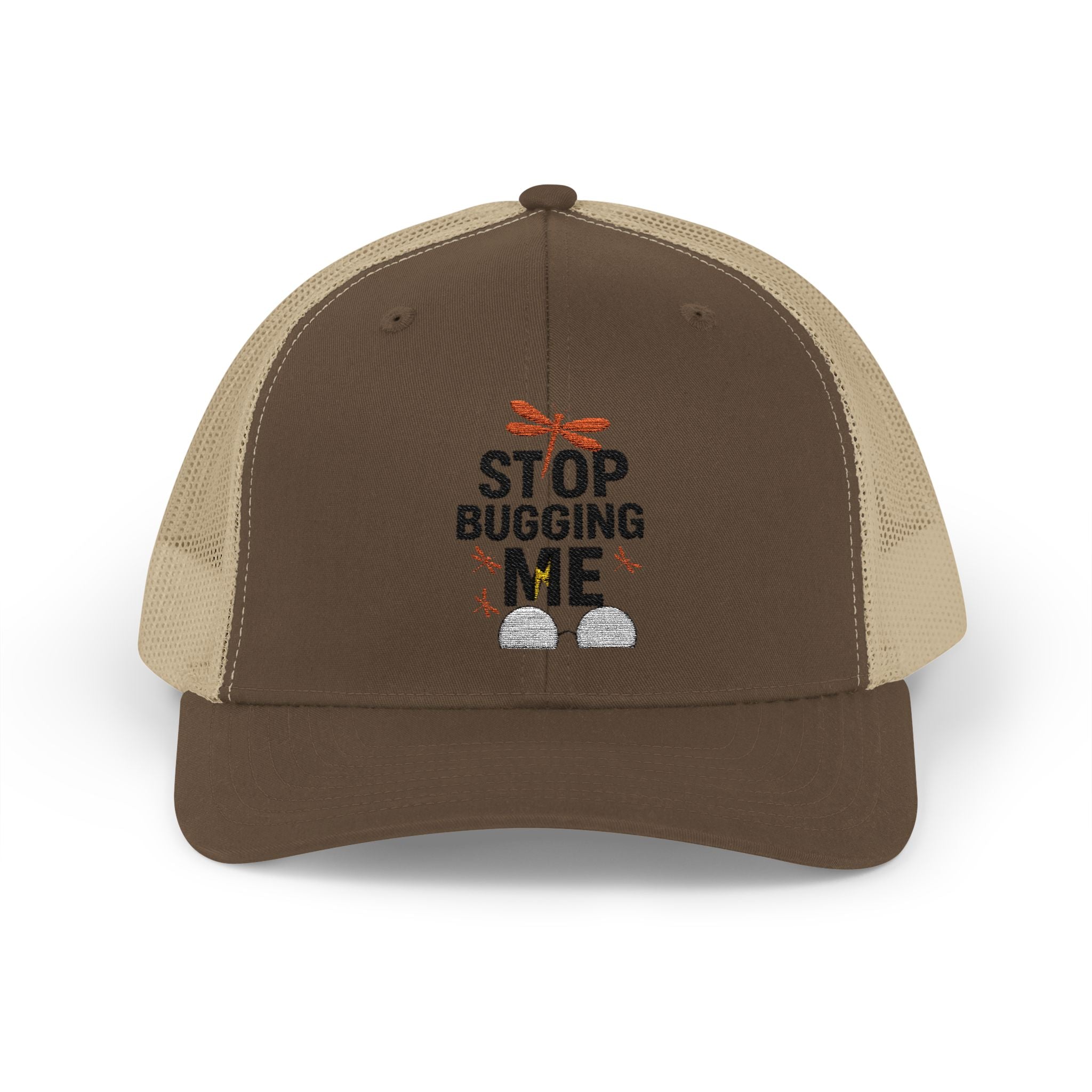 Funny Trucker Cap - Stop Bugging Me Hat, Gift for Him, Casual Style, Outdoor Fun, Adjustable Snapback Cap