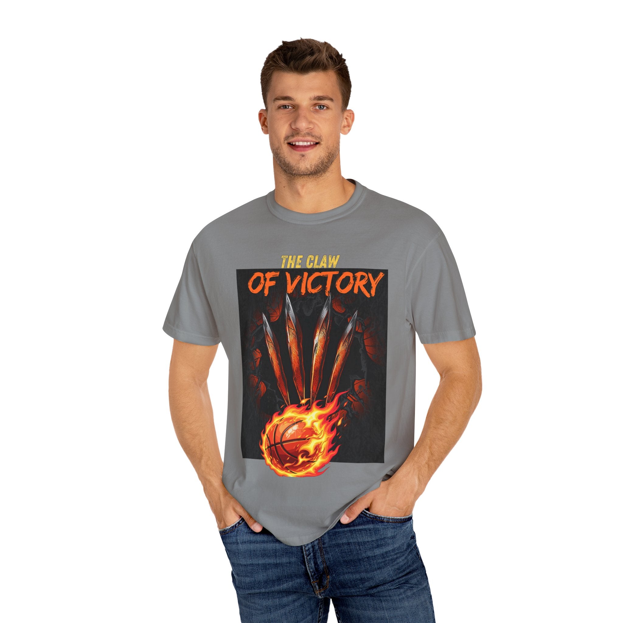 The Claw of Victory – Fierce Basketball Power DesignVictory Basketball Graphic T-Shirt