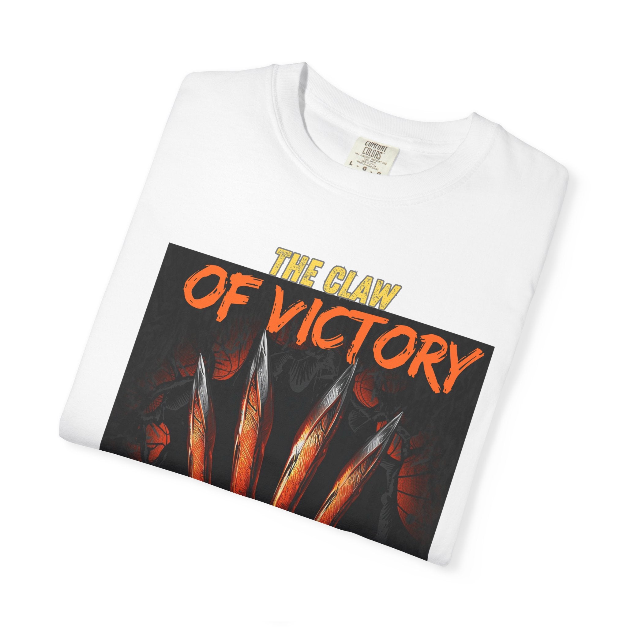 The Claw of Victory – Fierce Basketball Power DesignVictory Basketball Graphic T-Shirt