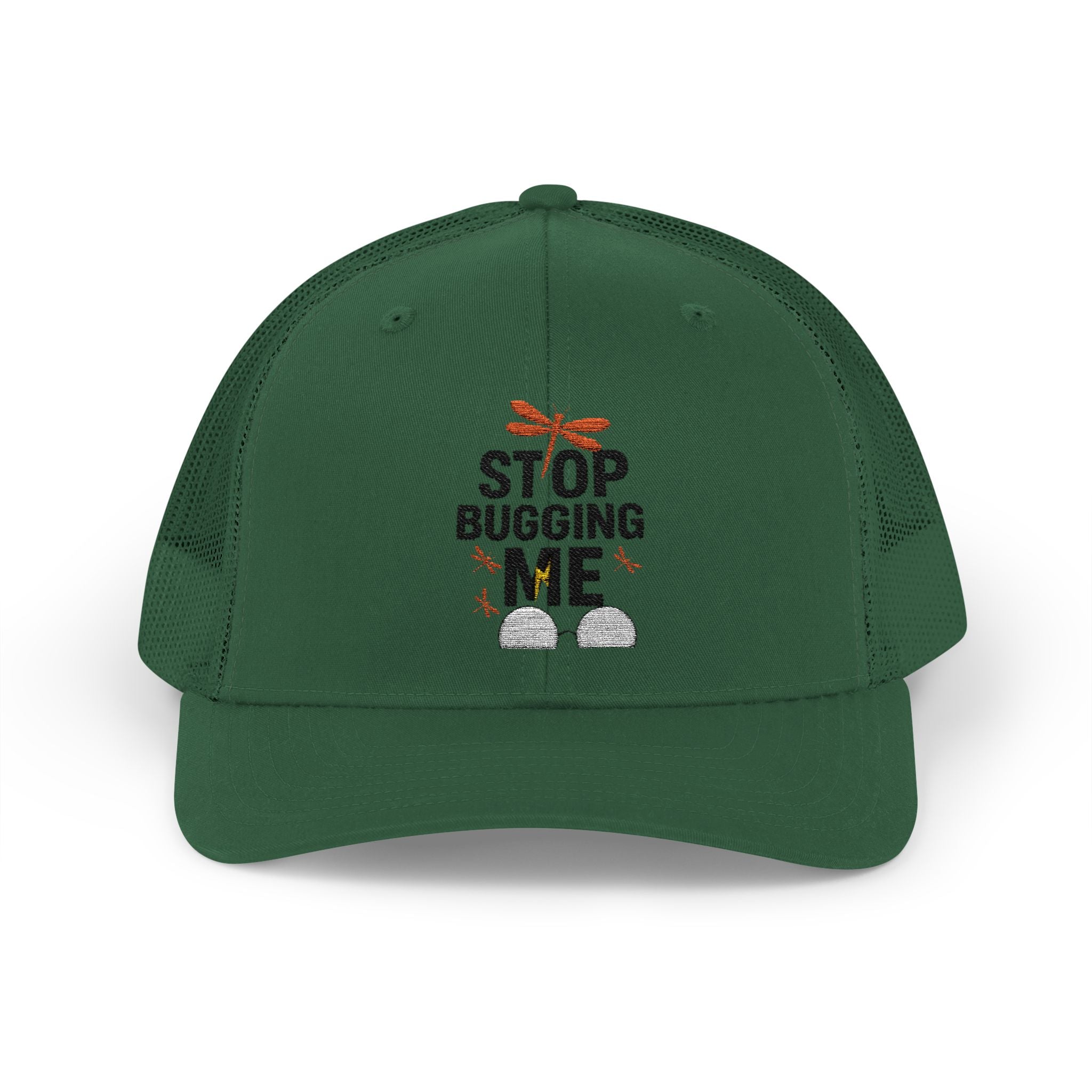 Funny Trucker Cap - Stop Bugging Me Hat, Gift for Him, Casual Style, Outdoor Fun, Adjustable Snapback Cap