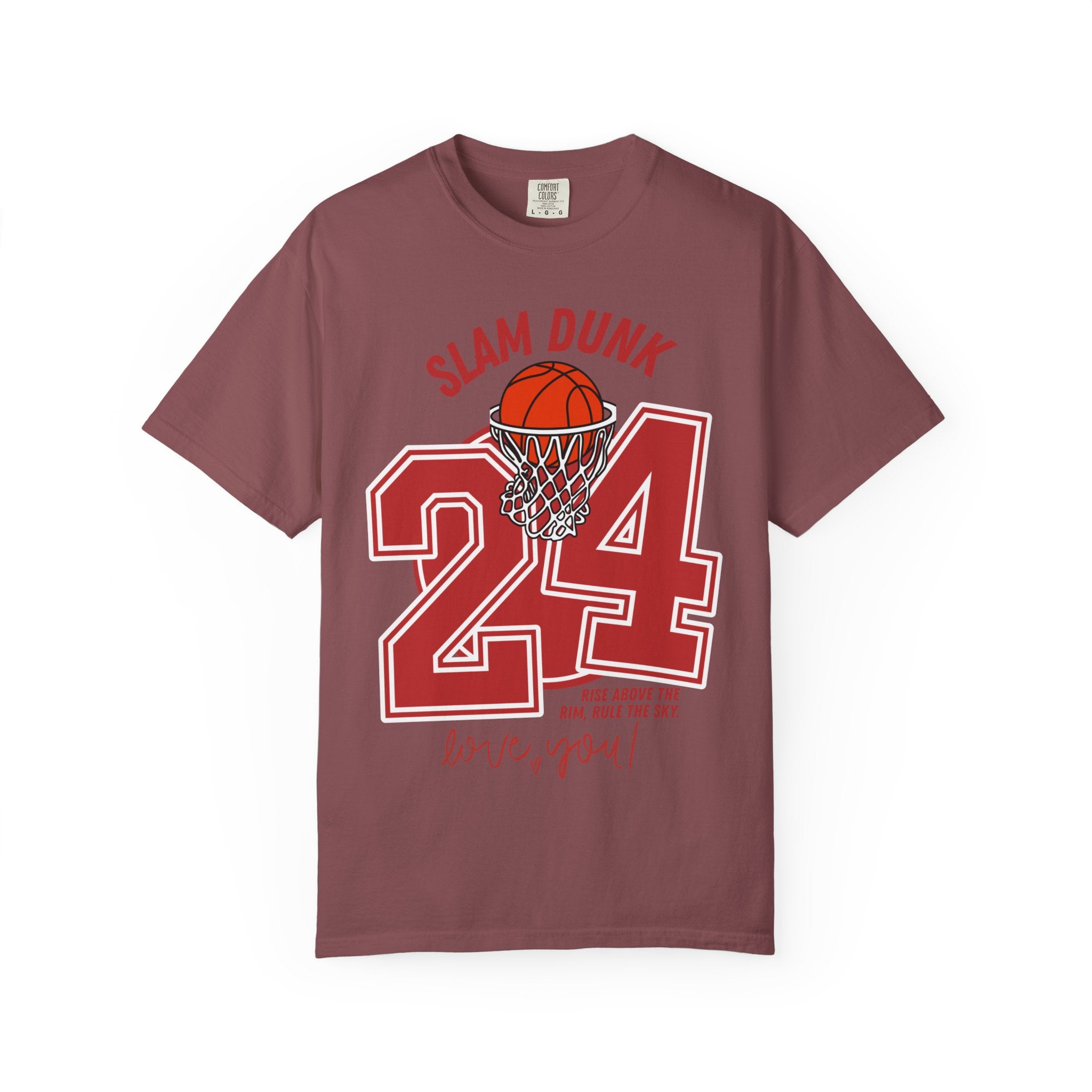 Slam Dunk Basketball T-Shirt – Unisex Garment-Dyed Tee