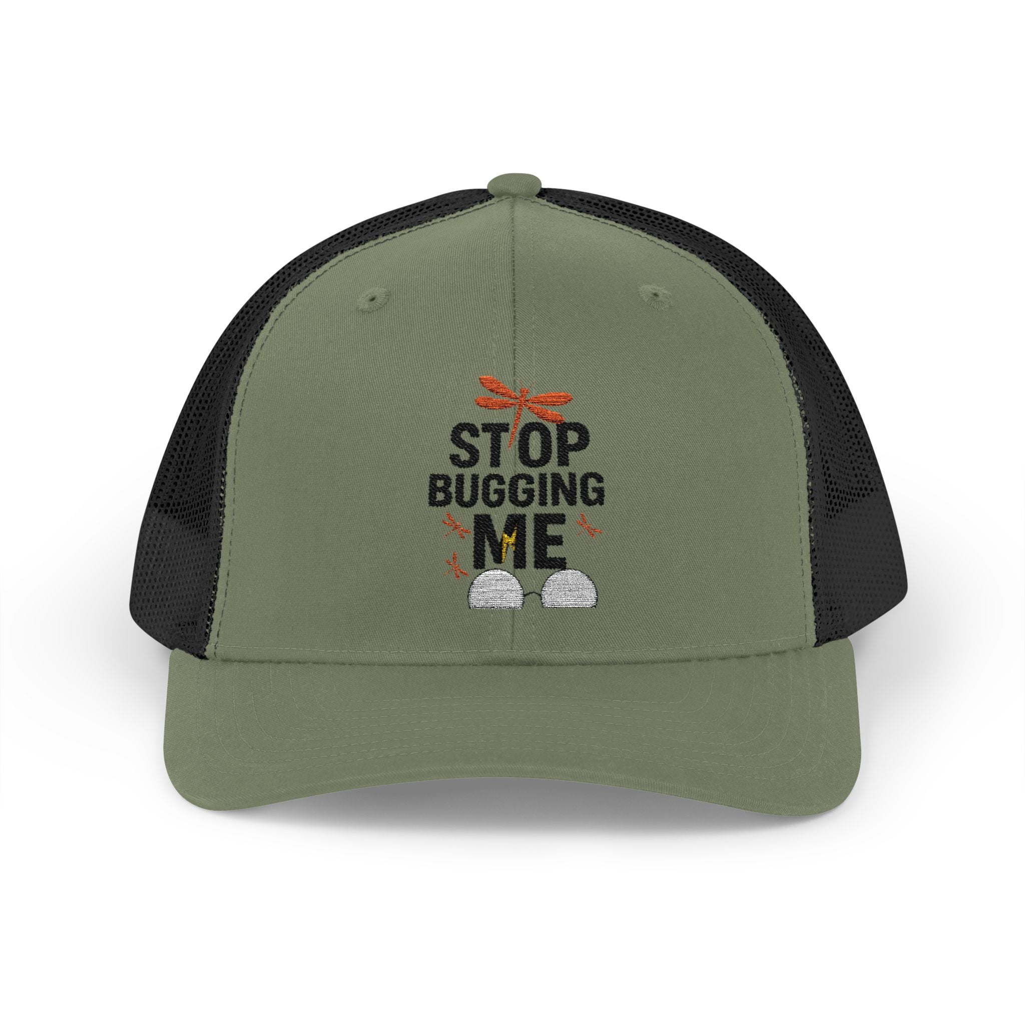 Funny Trucker Cap - Stop Bugging Me Hat, Gift for Him, Casual Style, Outdoor Fun, Adjustable Snapback Cap