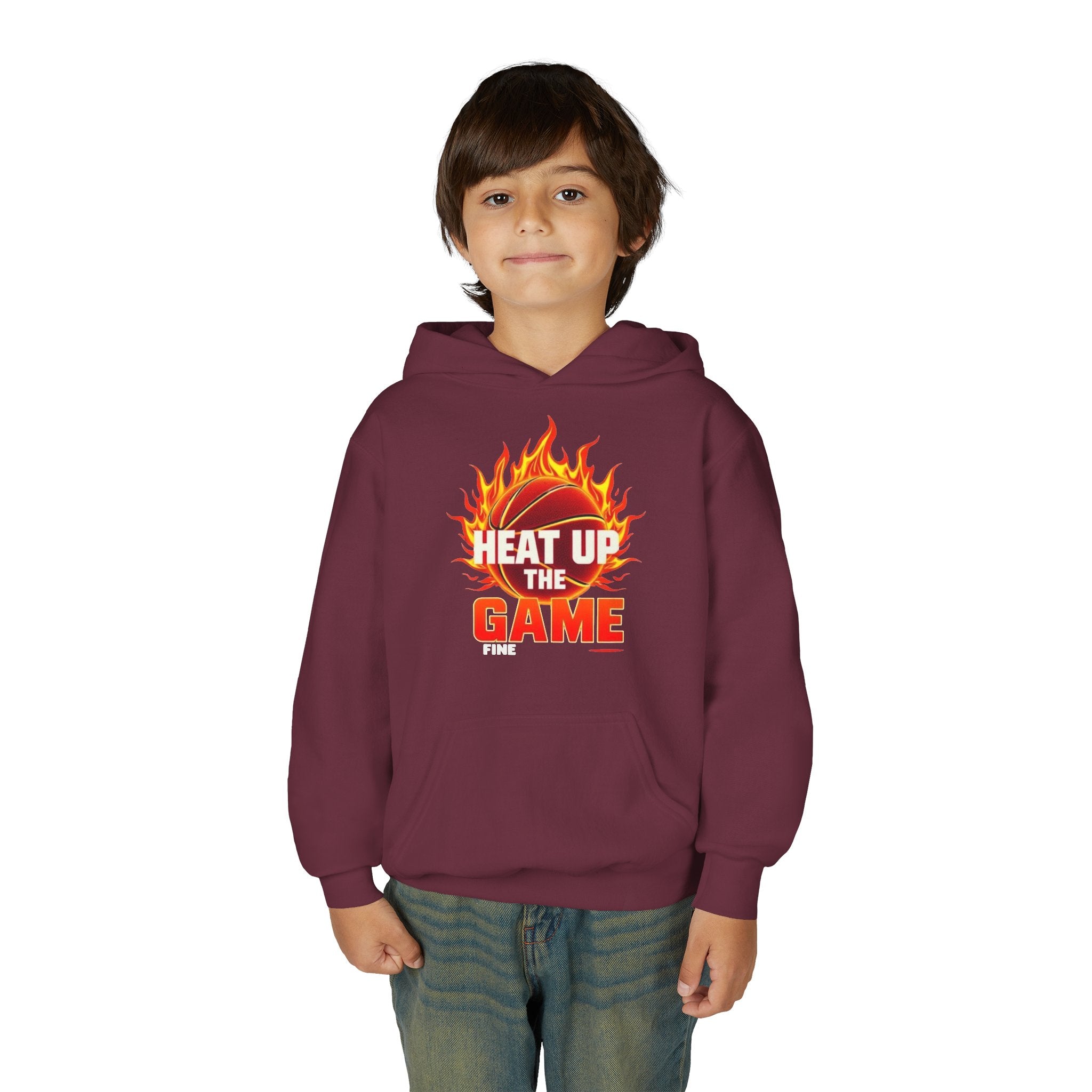 Youth Basketball Hoodie - Heat Up the Game