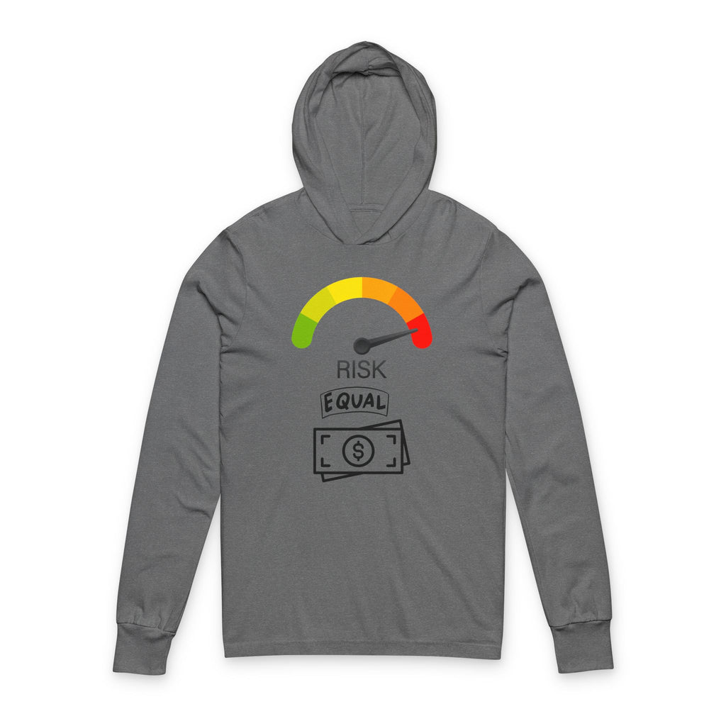 Risk = Equal Money Gauge Hooded Long Sleeve Tee