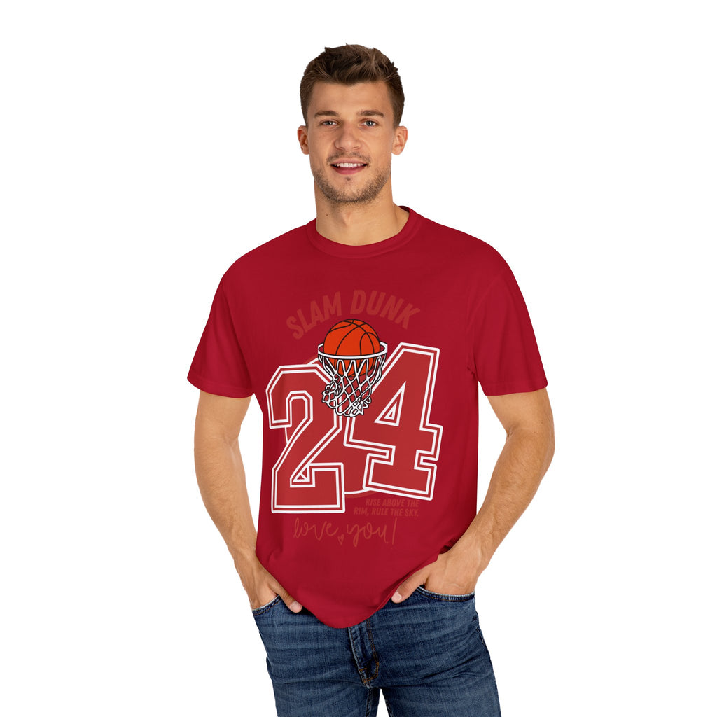 Slam Dunk Basketball T-Shirt – Unisex Garment-Dyed Tee