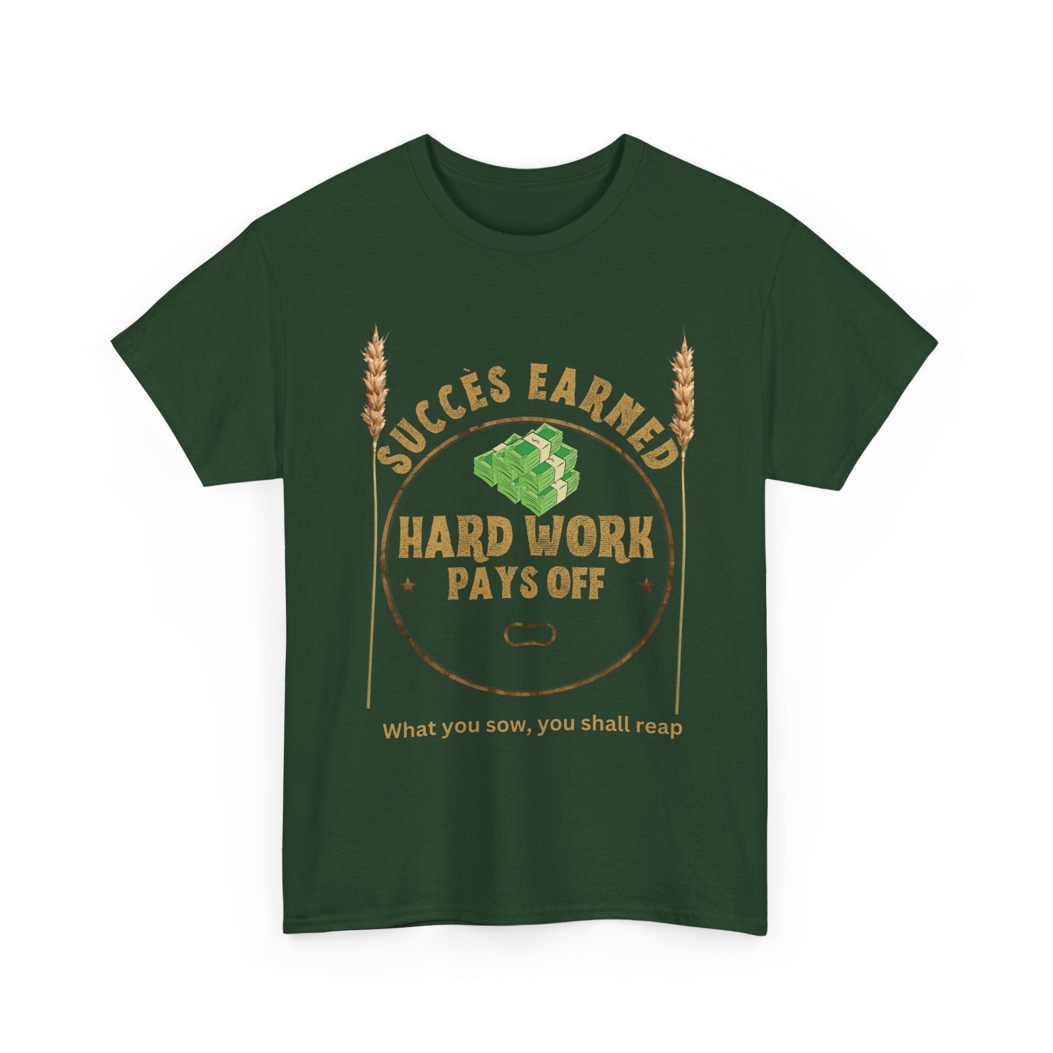 Hard Work Pays Off Unisex Heavy Cotton Tee