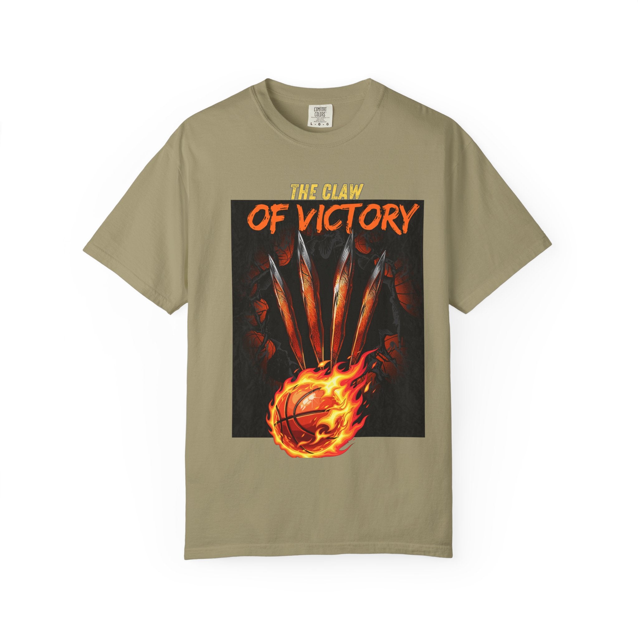 The Claw of Victory – Fierce Basketball Power DesignVictory Basketball Graphic T-Shirt
