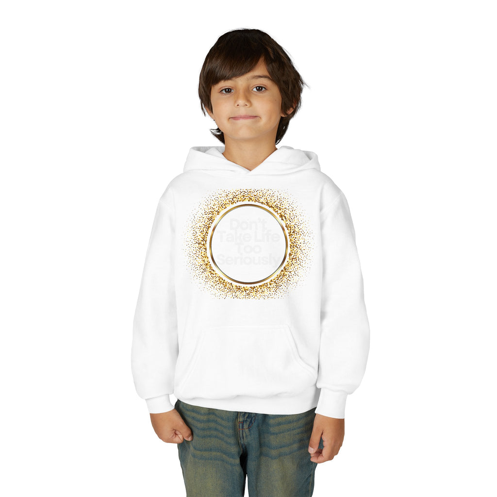 Youth Floral Circle Sweatshirt, Cozy Hoodie for Teens, Perfect Gift for Birthdays, Casual Wear, Spring and Fall Fashion