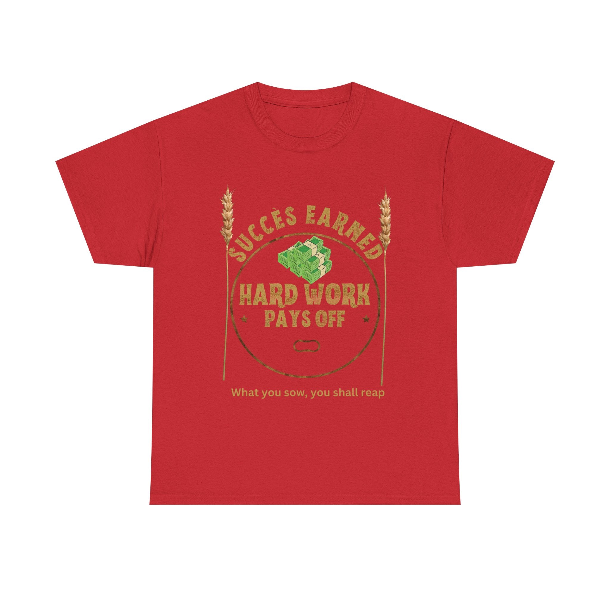 Hard Work Pays Off Unisex Heavy Cotton Tee
