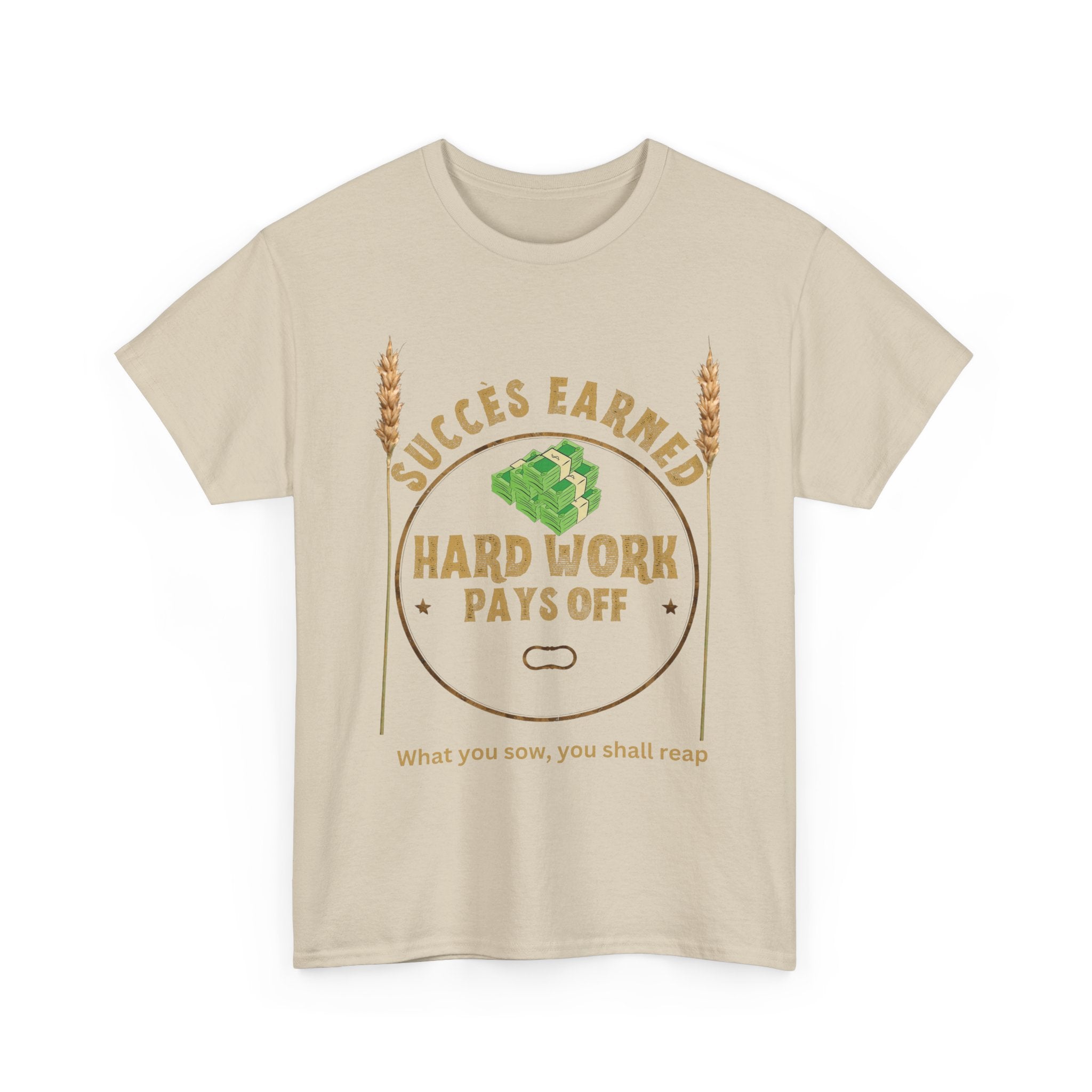 Hard Work Pays Off Unisex Heavy Cotton Tee