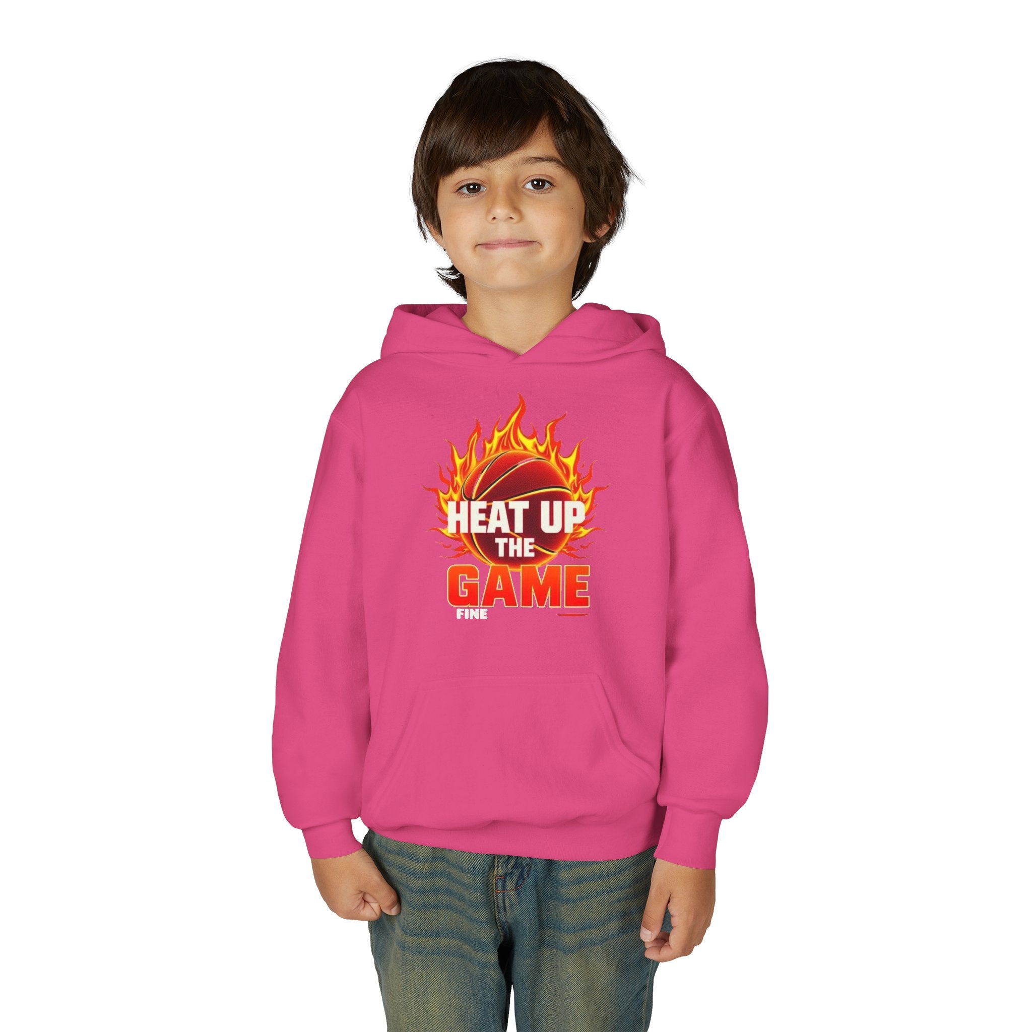 Youth Basketball Hoodie - Heat Up the Game