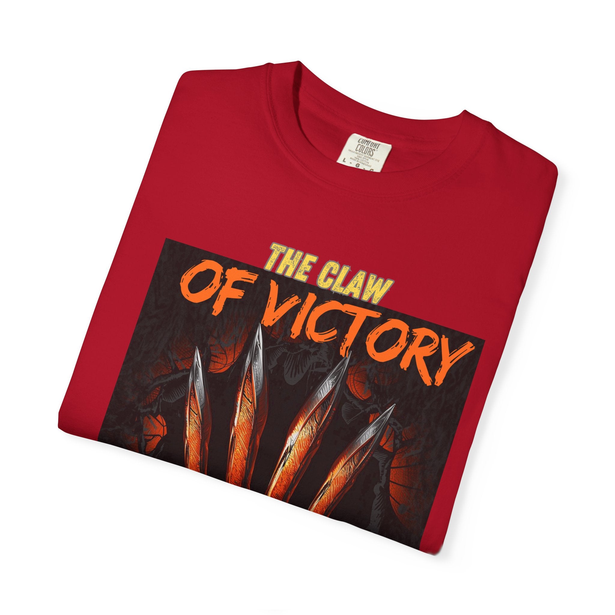 The Claw of Victory – Fierce Basketball Power DesignVictory Basketball Graphic T-Shirt