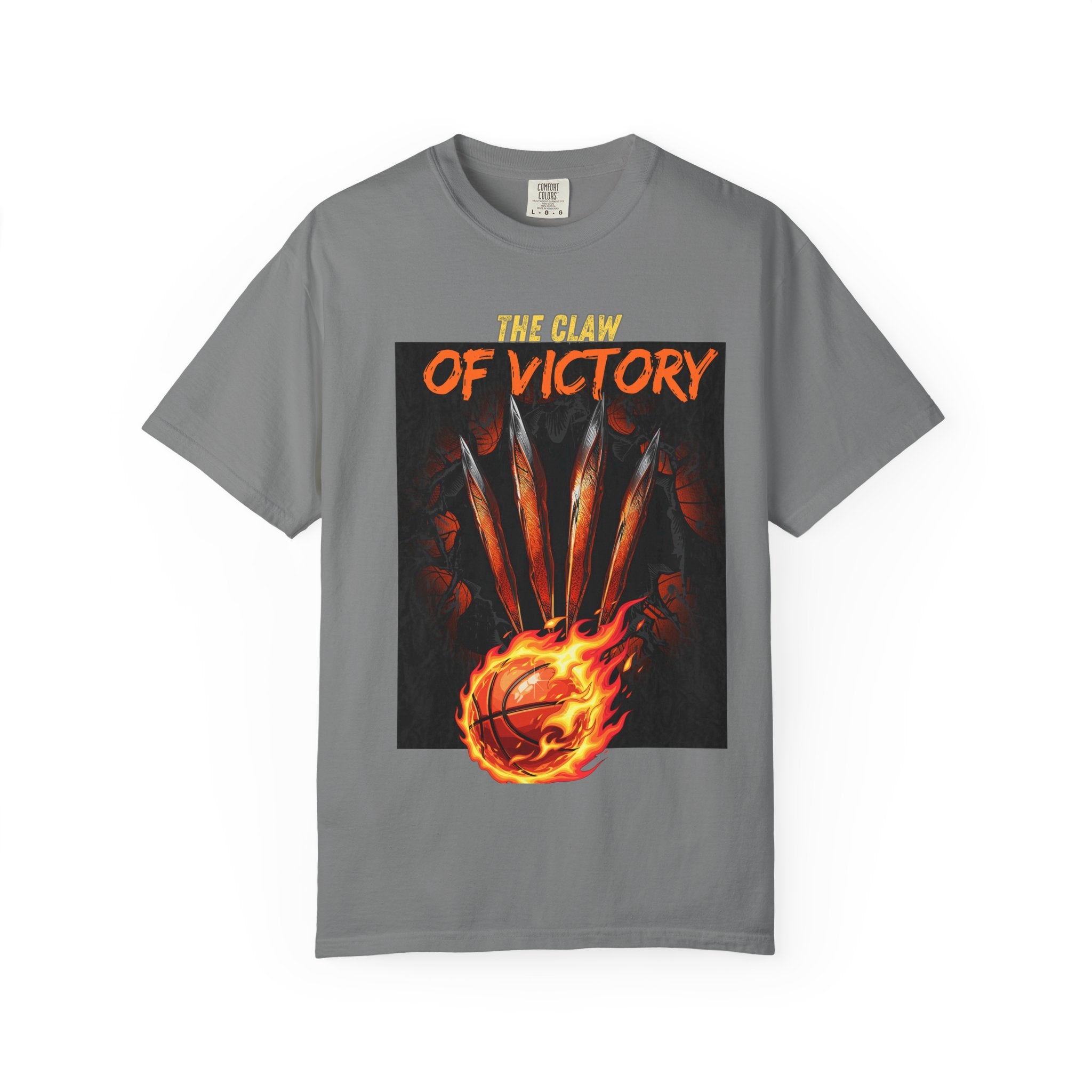 The Claw of Victory – Fierce Basketball Power DesignVictory Basketball Graphic T-Shirt