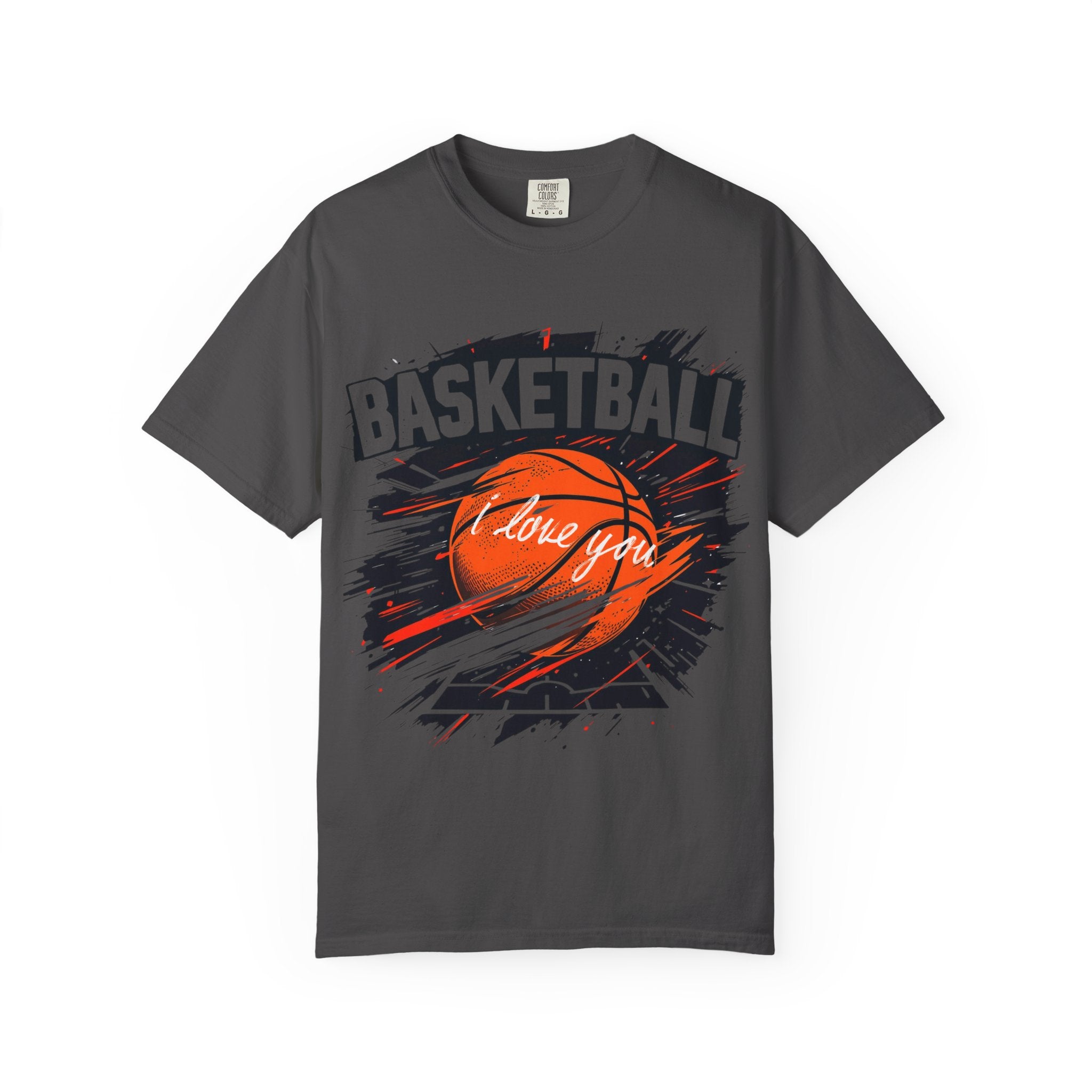 Basketball Love Unisex Garment-Dyed T-Shirt