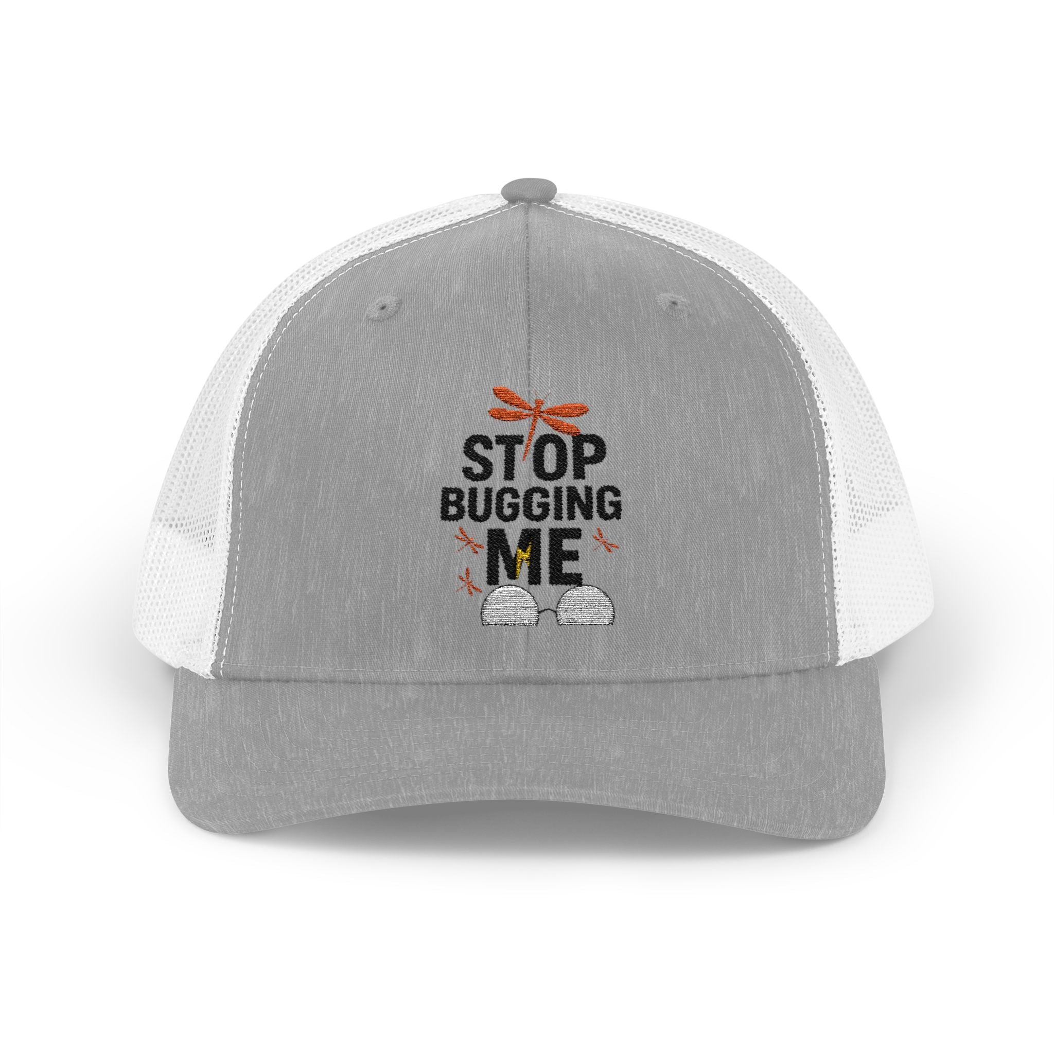 Funny Trucker Cap - Stop Bugging Me Hat, Gift for Him, Casual Style, Outdoor Fun, Adjustable Snapback Cap