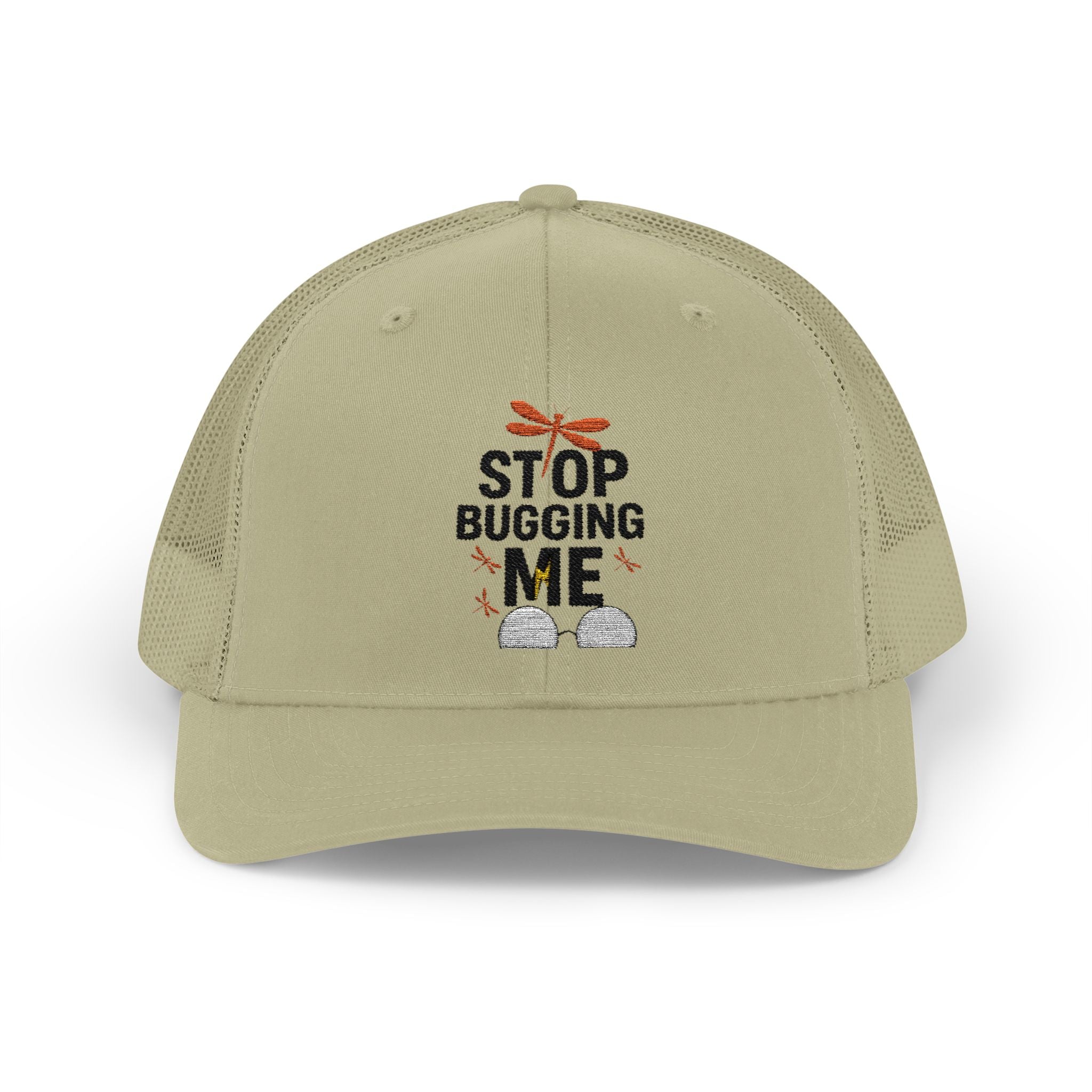 Funny Trucker Cap - Stop Bugging Me Hat, Gift for Him, Casual Style, Outdoor Fun, Adjustable Snapback Cap