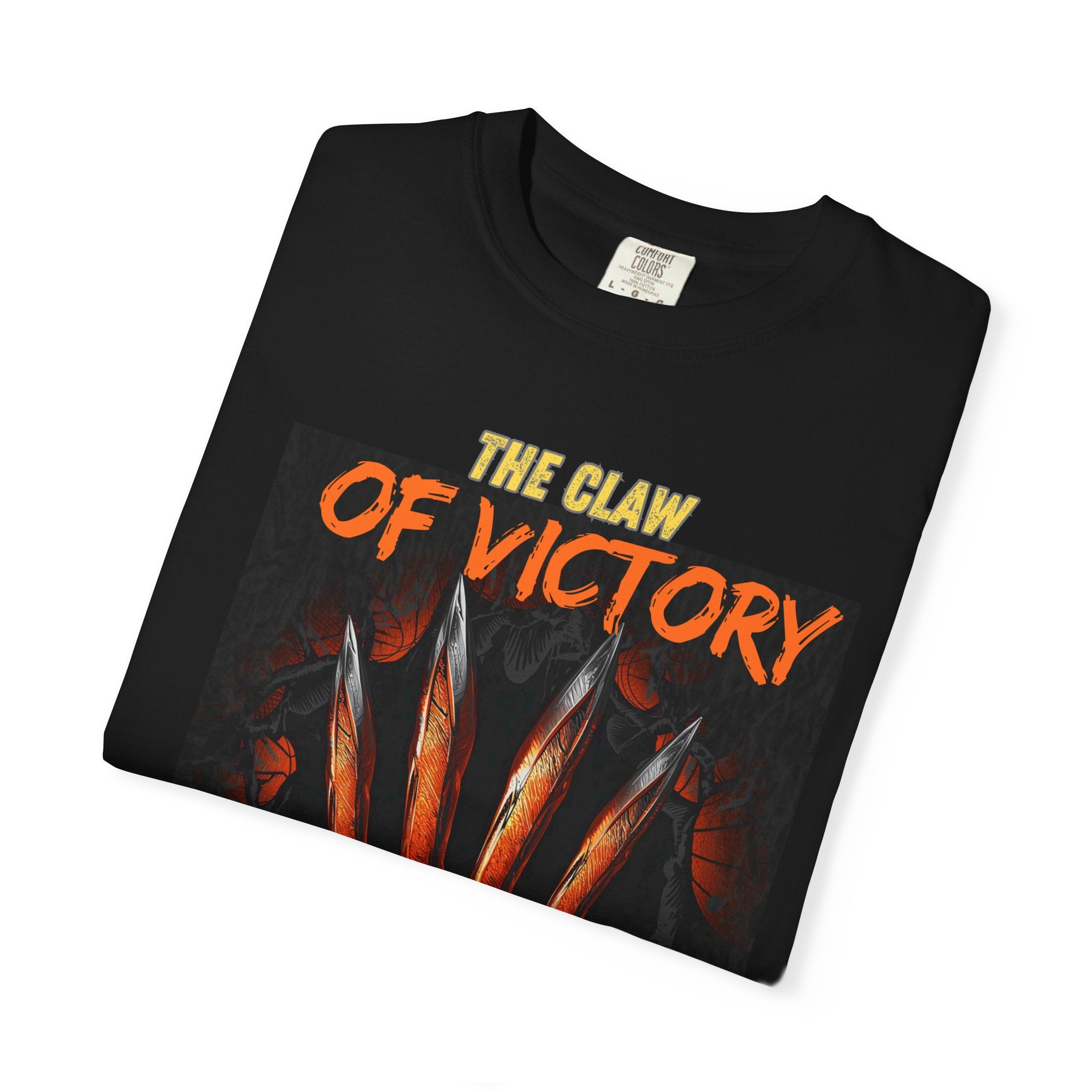 The Claw of Victory – Fierce Basketball Power DesignVictory Basketball Graphic T-Shirt