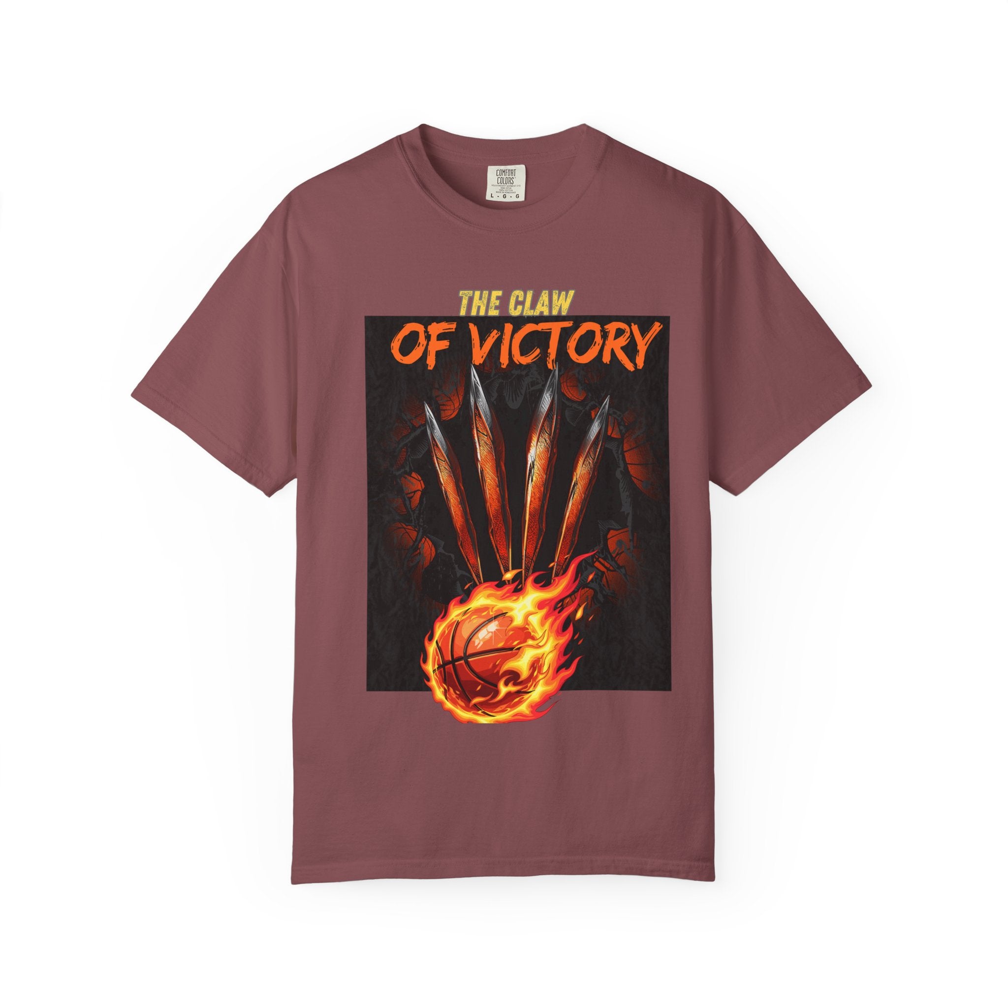 The Claw of Victory – Fierce Basketball Power DesignVictory Basketball Graphic T-Shirt