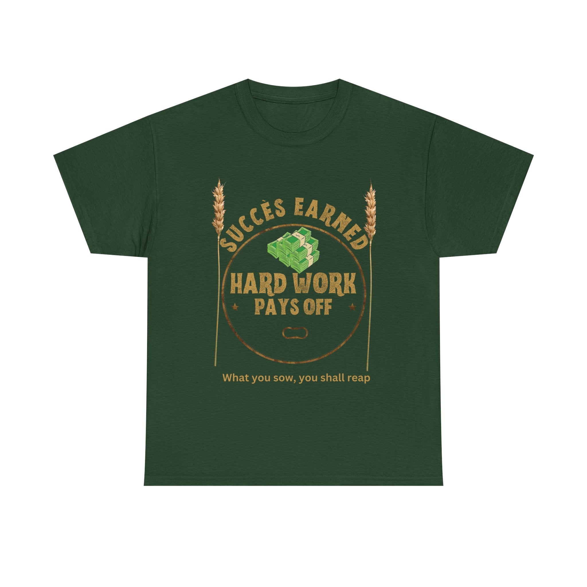 Hard Work Pays Off Unisex Heavy Cotton Tee
