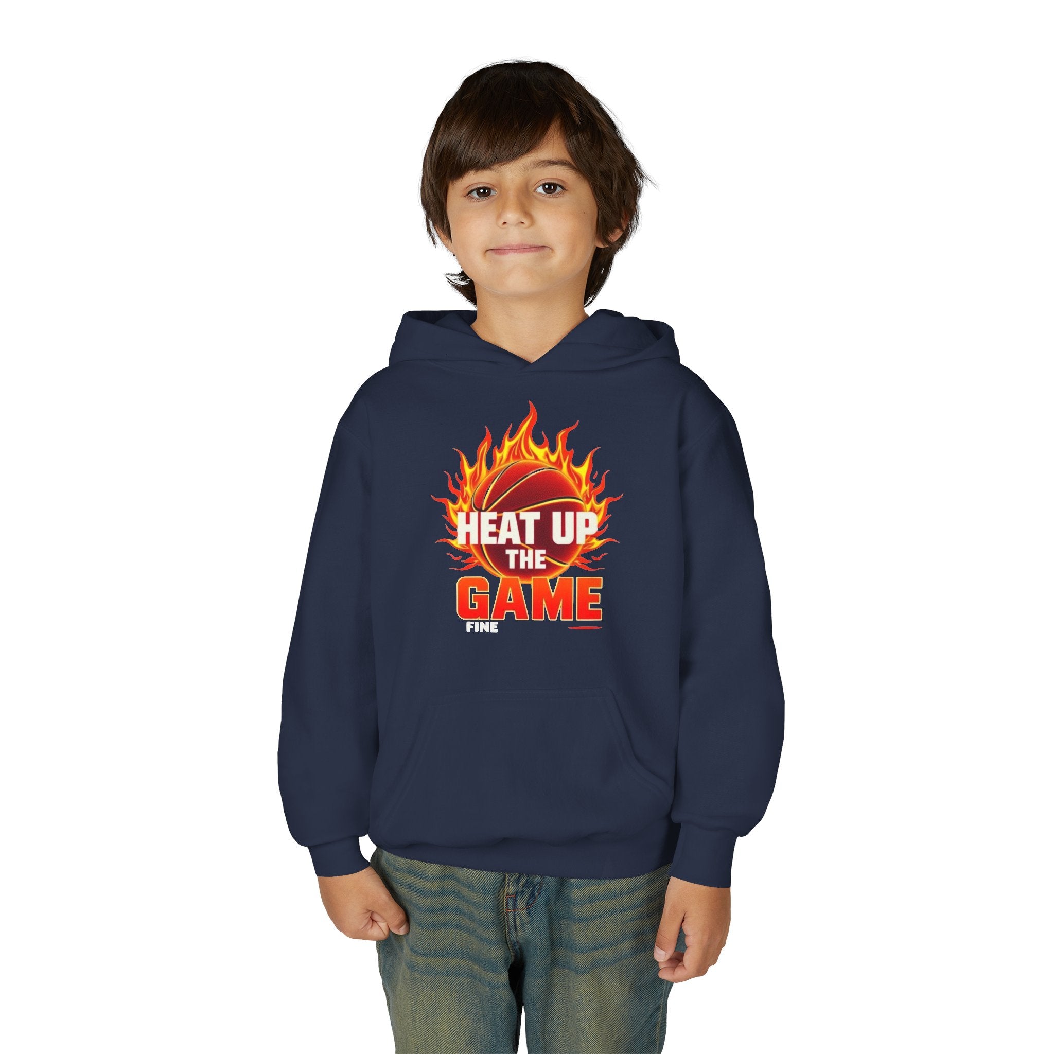 Youth Basketball Hoodie - Heat Up the Game