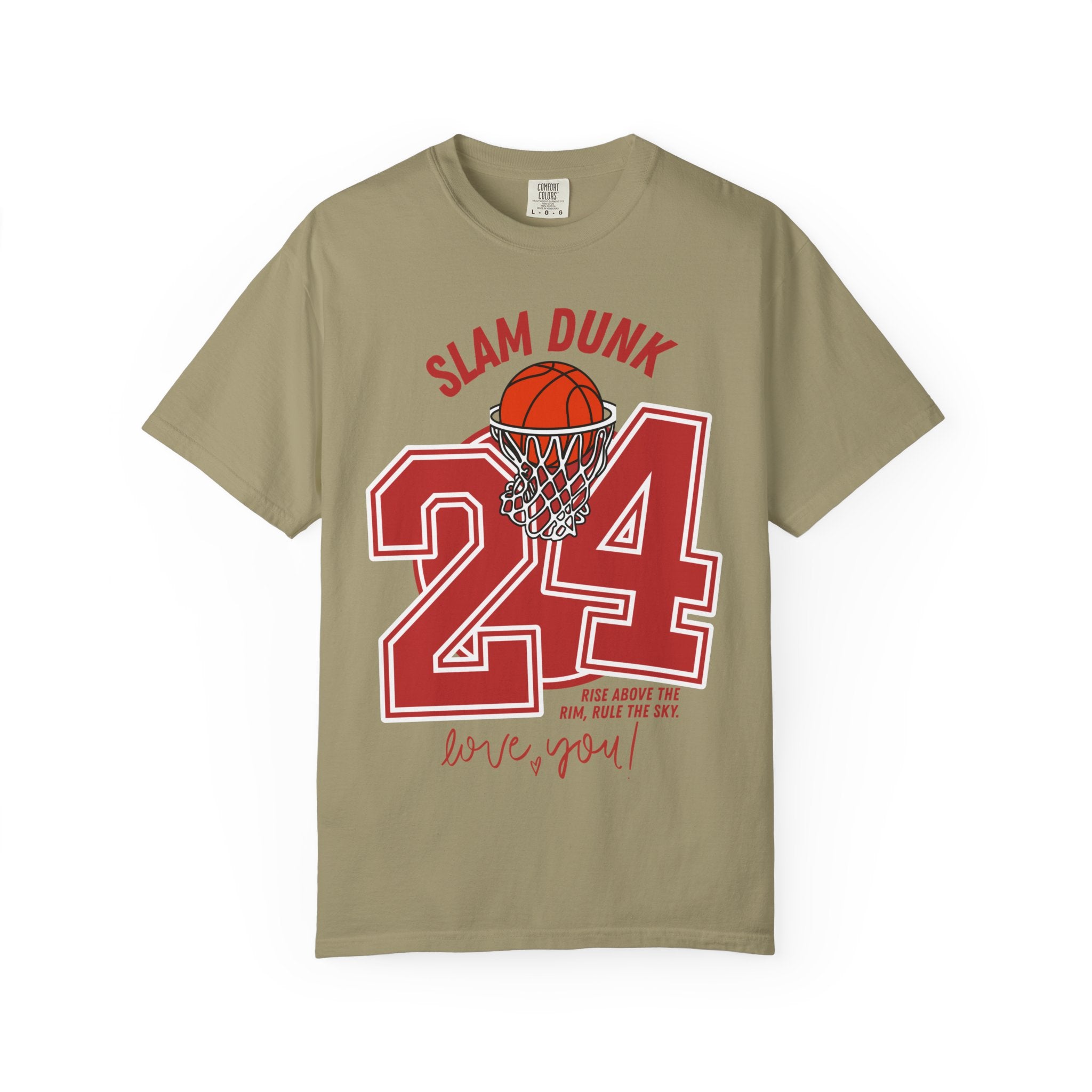 Slam Dunk Basketball T-Shirt – Unisex Garment-Dyed Tee