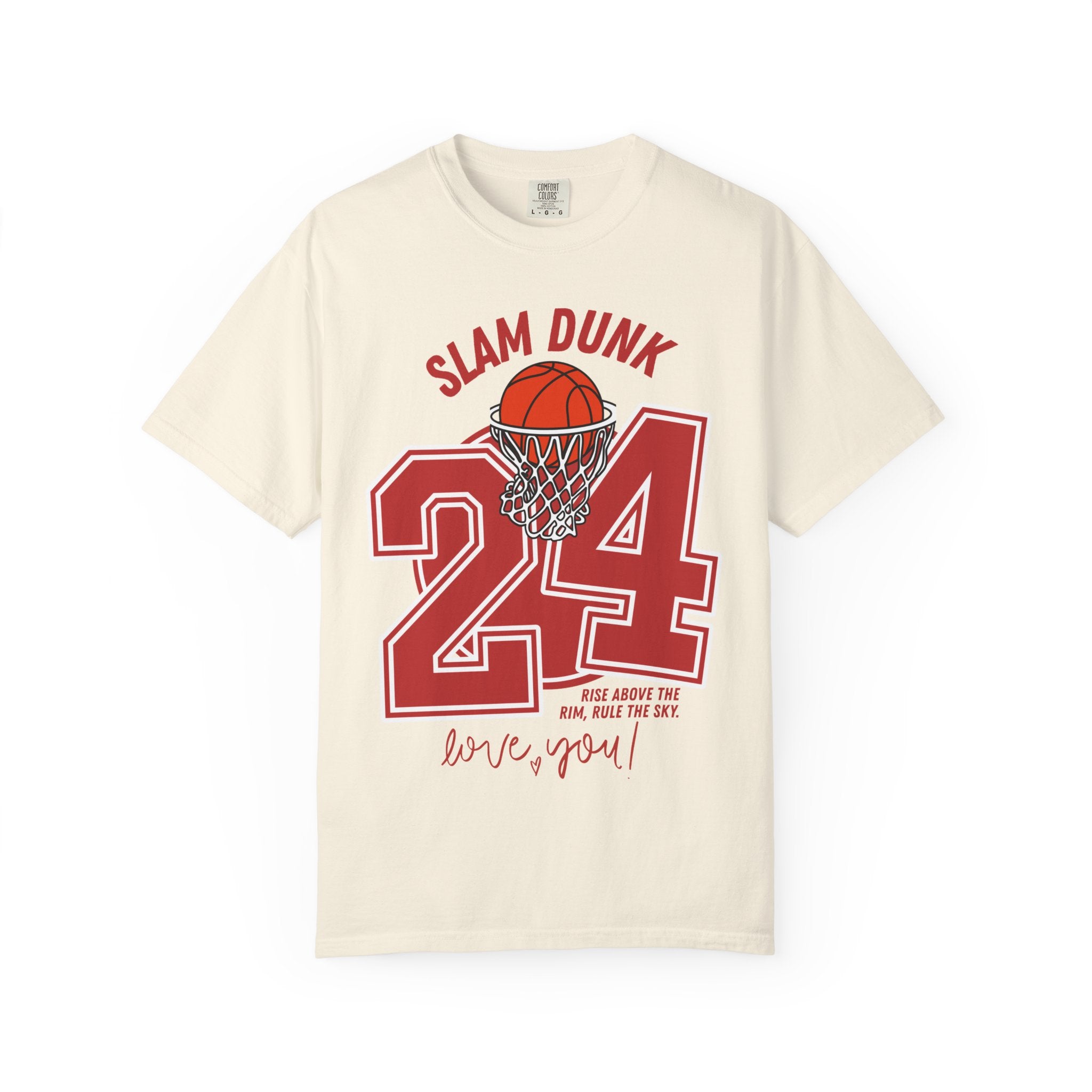 Slam Dunk Basketball T-Shirt – Unisex Garment-Dyed Tee