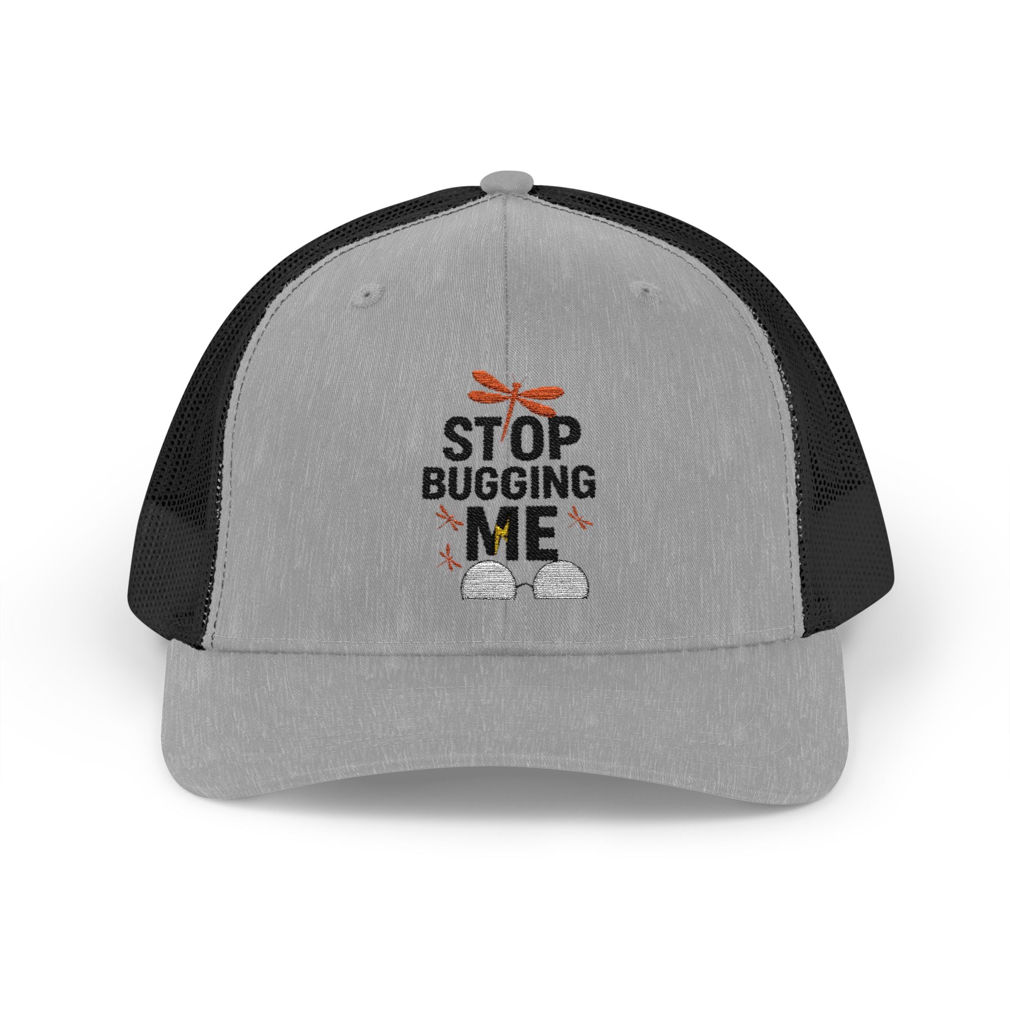 Funny Trucker Cap - Stop Bugging Me Hat, Gift for Him, Casual Style, Outdoor Fun, Adjustable Snapback Cap