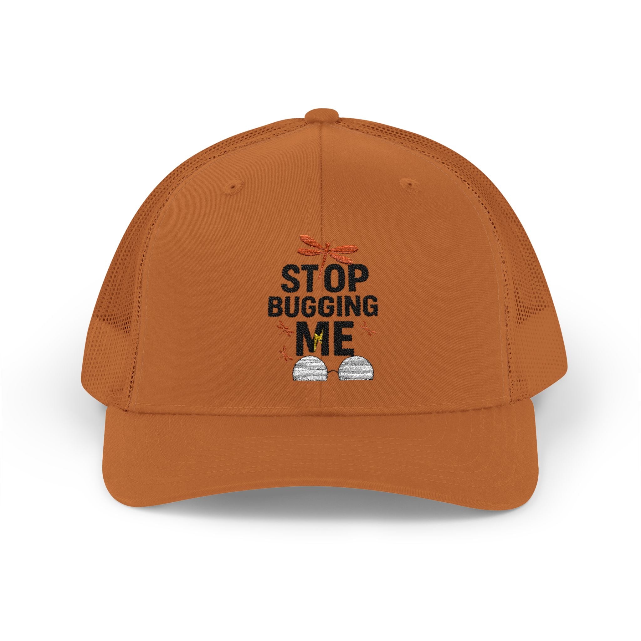 Funny Trucker Cap - Stop Bugging Me Hat, Gift for Him, Casual Style, Outdoor Fun, Adjustable Snapback Cap
