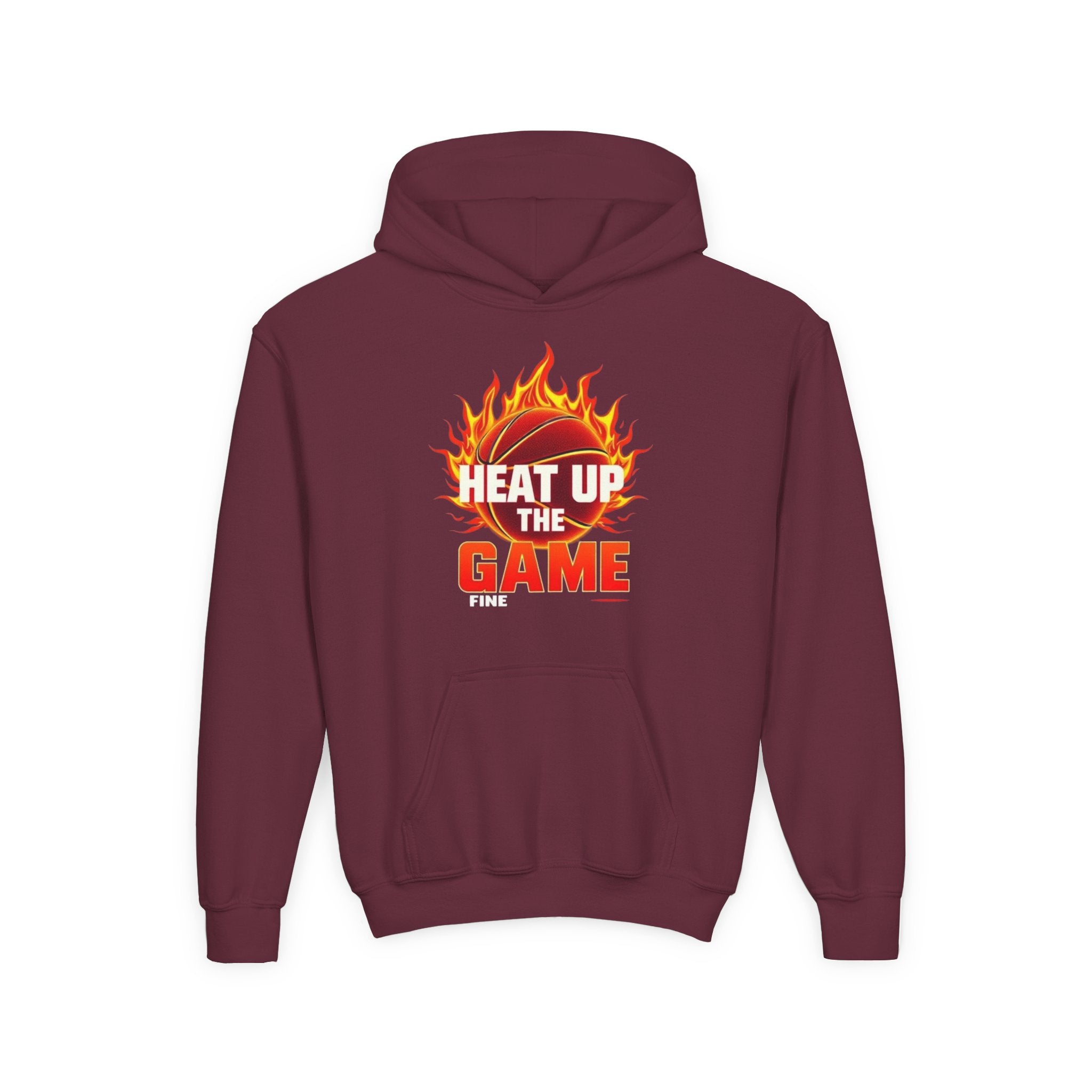 Youth Basketball Hoodie - Heat Up the Game