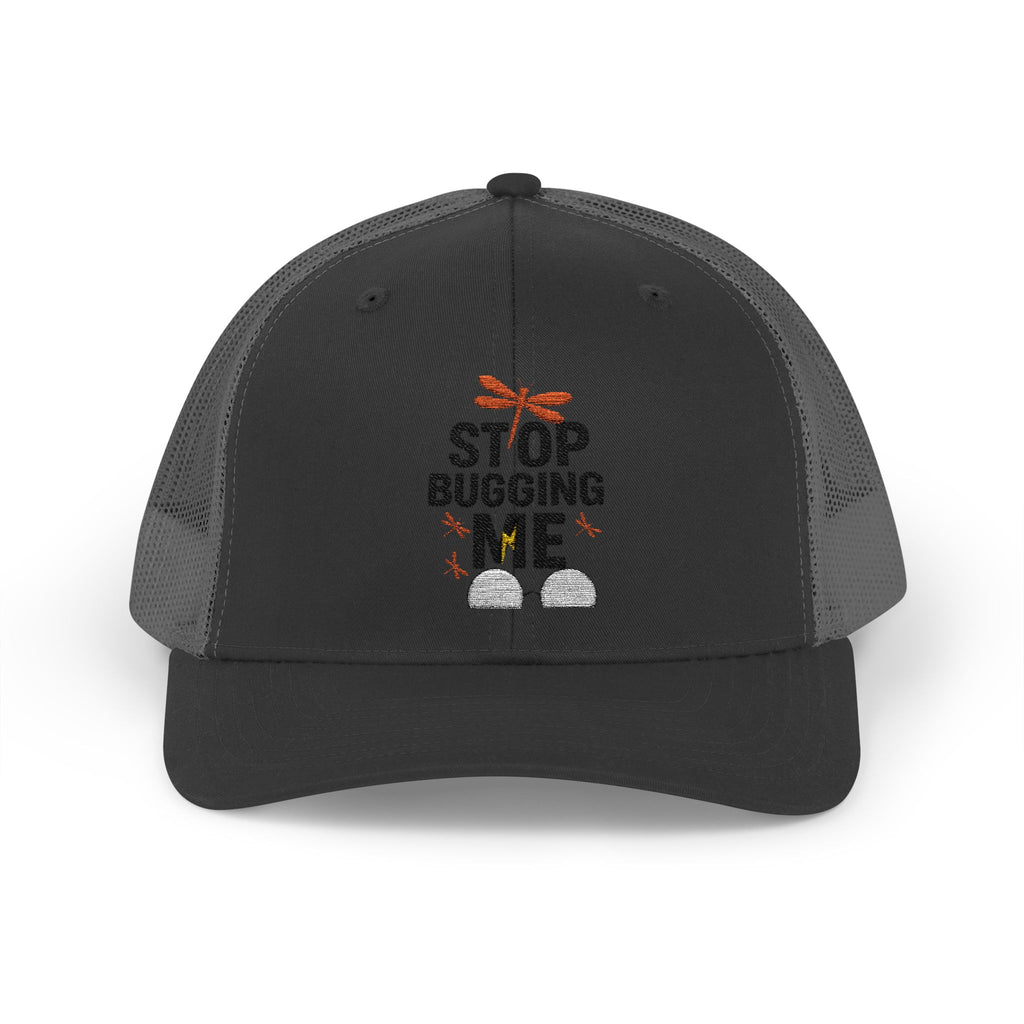 Funny Trucker Cap - Stop Bugging Me Hat, Gift for Him, Casual Style, Outdoor Fun, Adjustable Snapback Cap