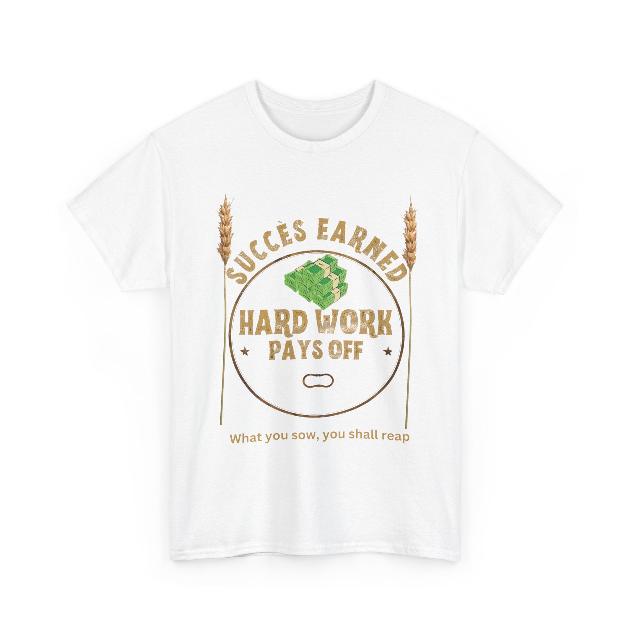 Hard Work Pays Off Unisex Heavy Cotton Tee