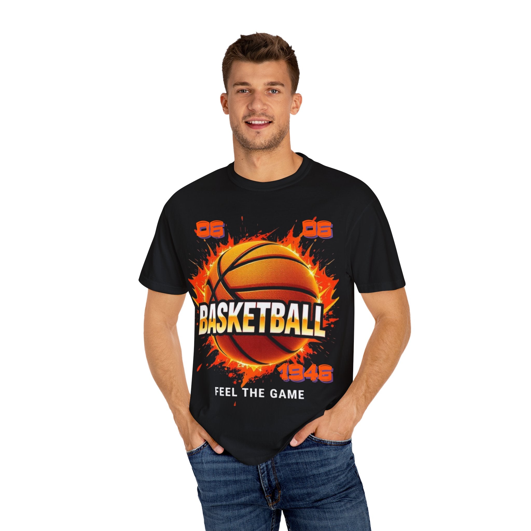 Vintage Basketball T-Shirt for Sports Enthusiasts