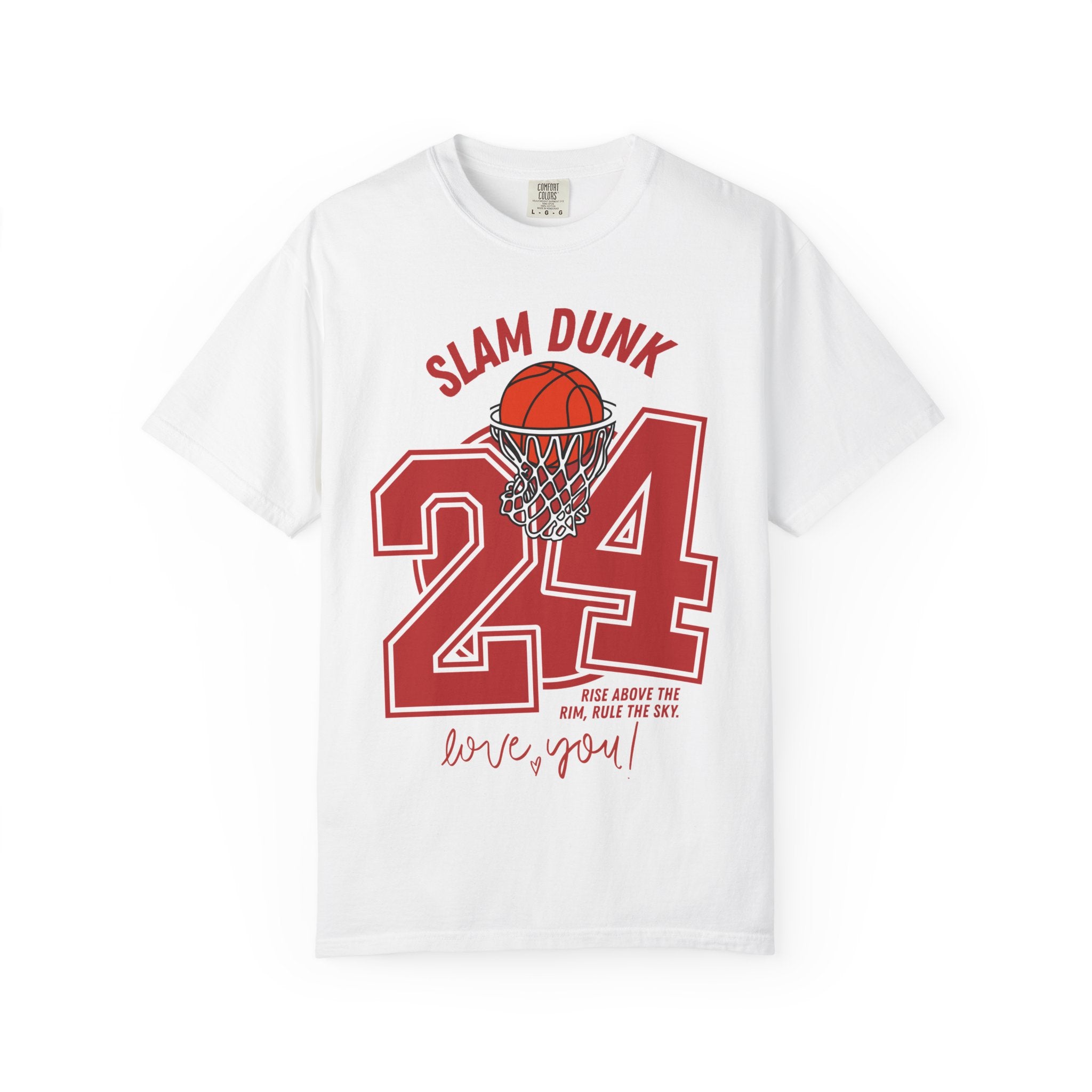 Slam Dunk Basketball T-Shirt – Unisex Garment-Dyed Tee