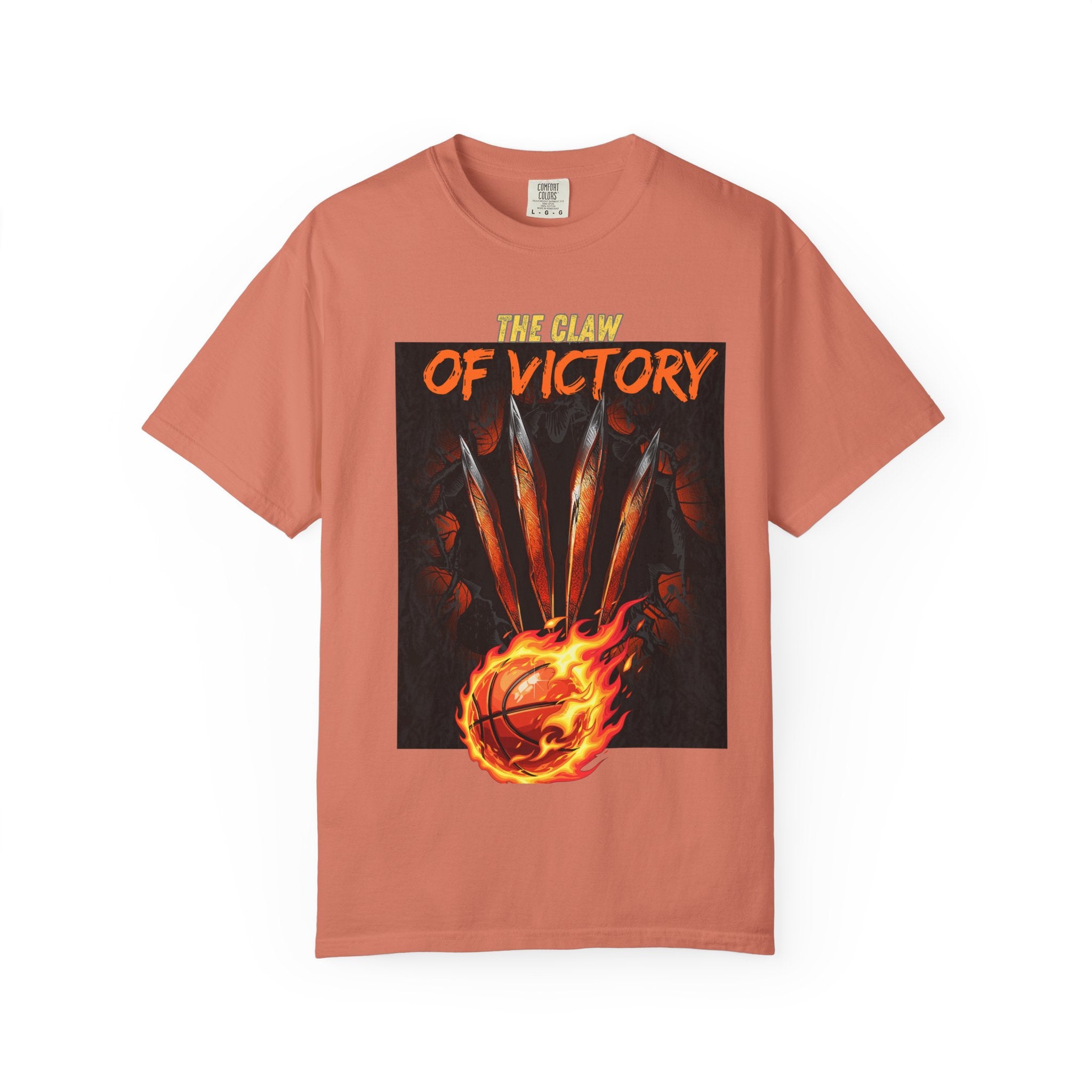 The Claw of Victory – Fierce Basketball Power DesignVictory Basketball Graphic T-Shirt
