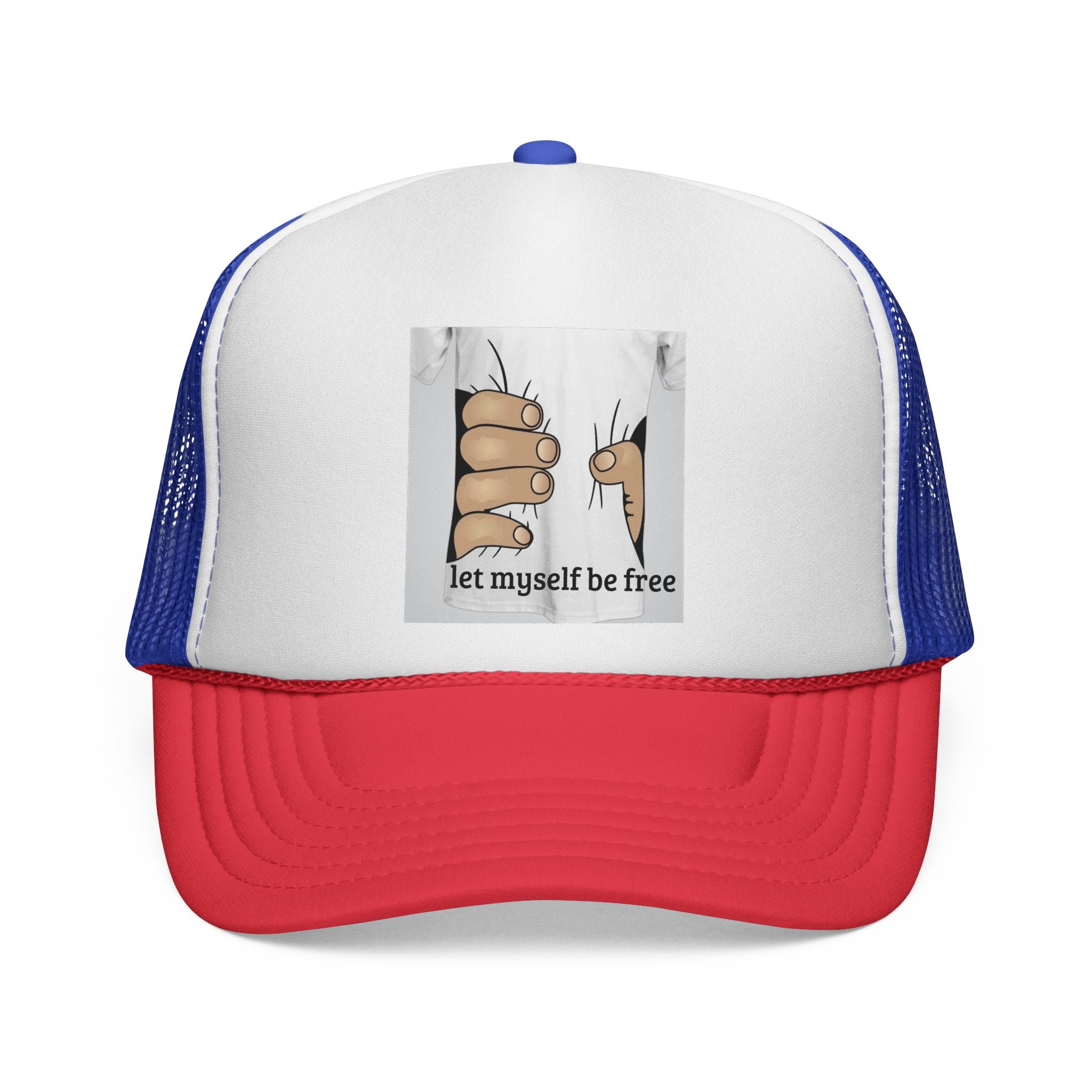 Let Myself Be Free Trucker Cap | Inspirational Hat, Gift for Friends, Summer Accessory, Festival Style, Motivational Merchandise