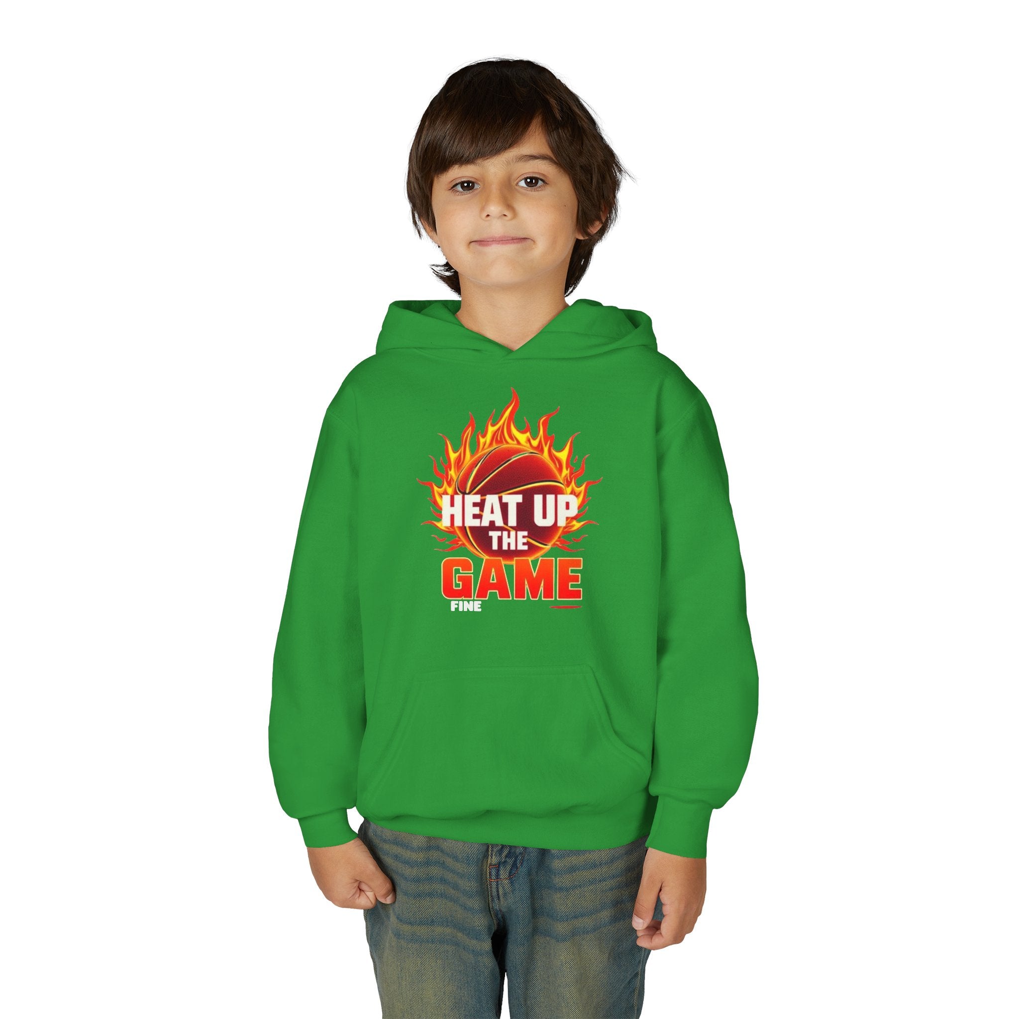 Youth Basketball Hoodie - Heat Up the Game