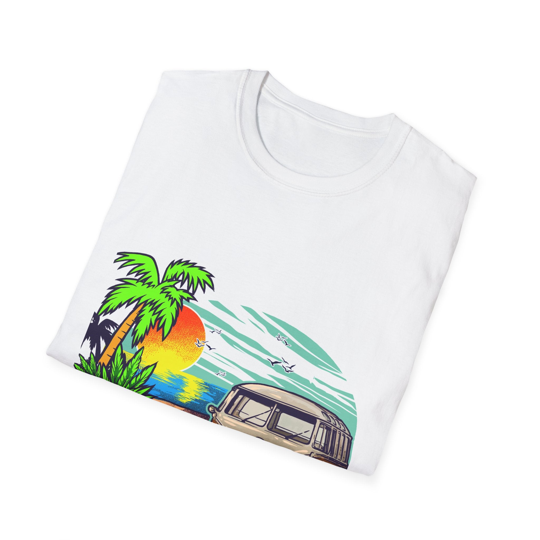 Retro Vacation Vibes T-Shirt | Unisex Softstyle Tee | 80s Summer Style | Beach Lover Gift | Travel Enthusiast Apparel, Vintage [...]