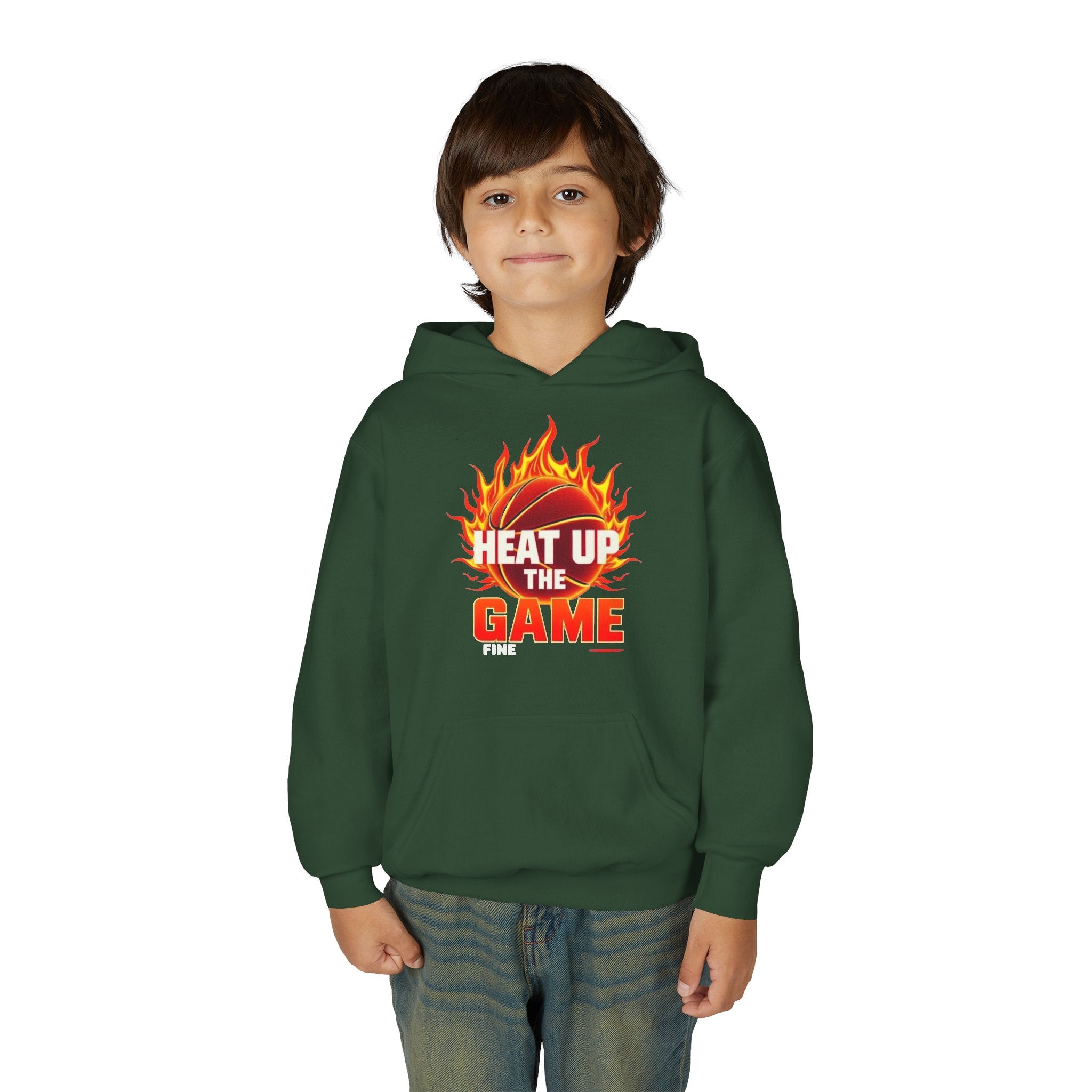 Youth Basketball Hoodie - Heat Up the Game