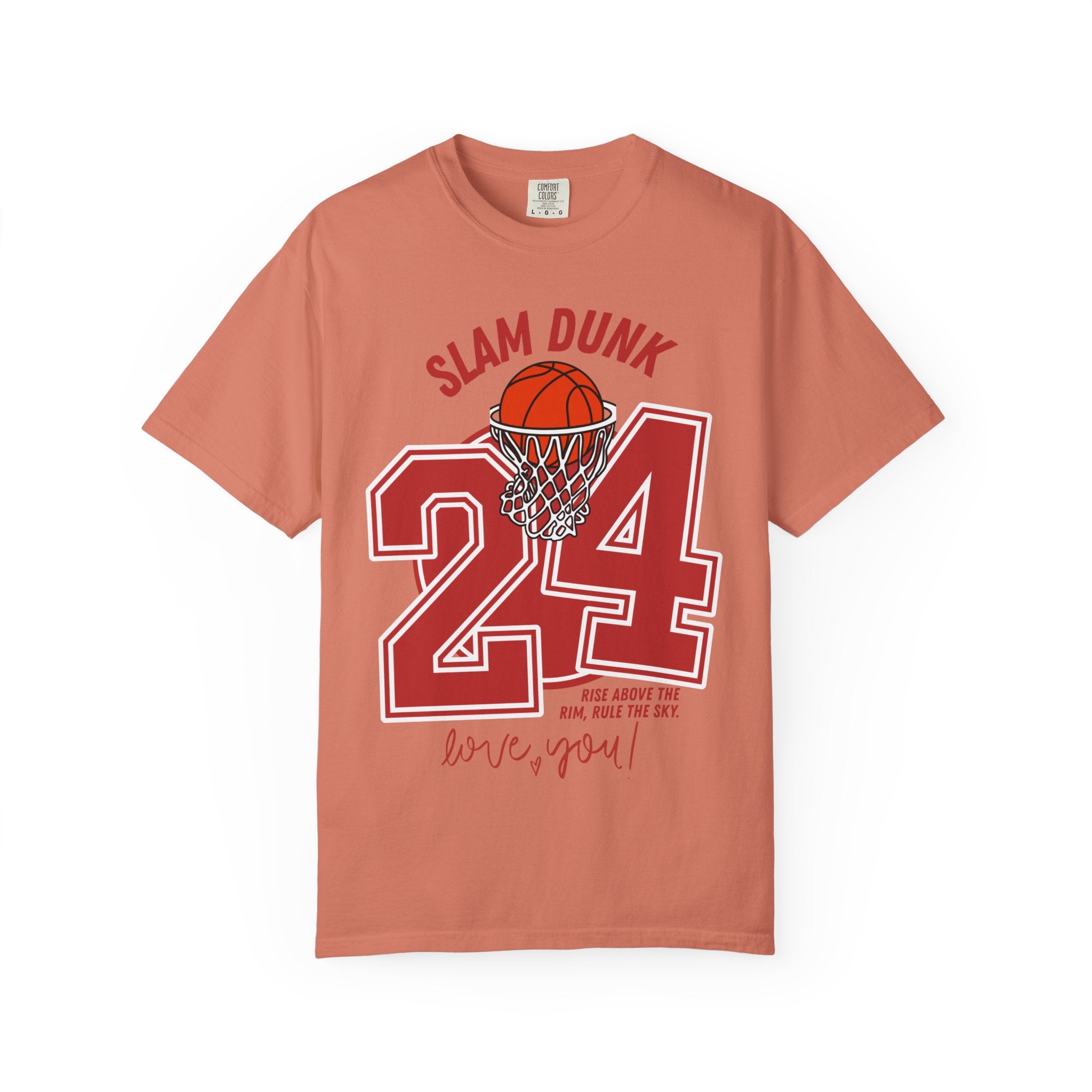 Slam Dunk Basketball T-Shirt – Unisex Garment-Dyed Tee