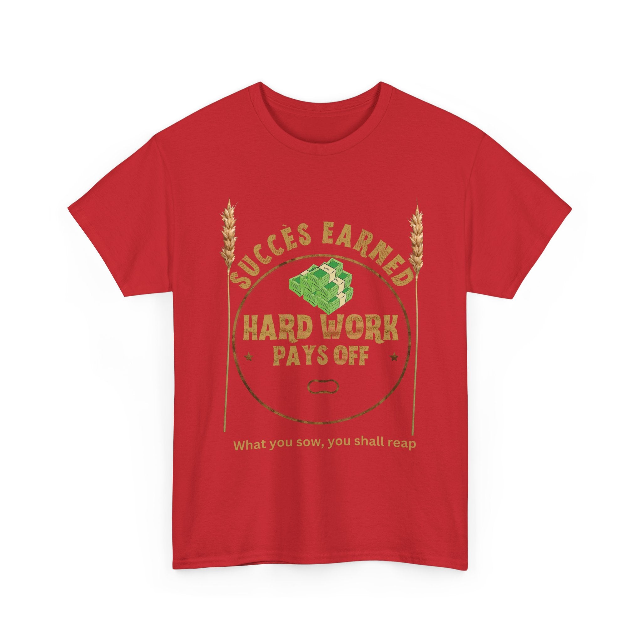 Hard Work Pays Off Unisex Heavy Cotton Tee