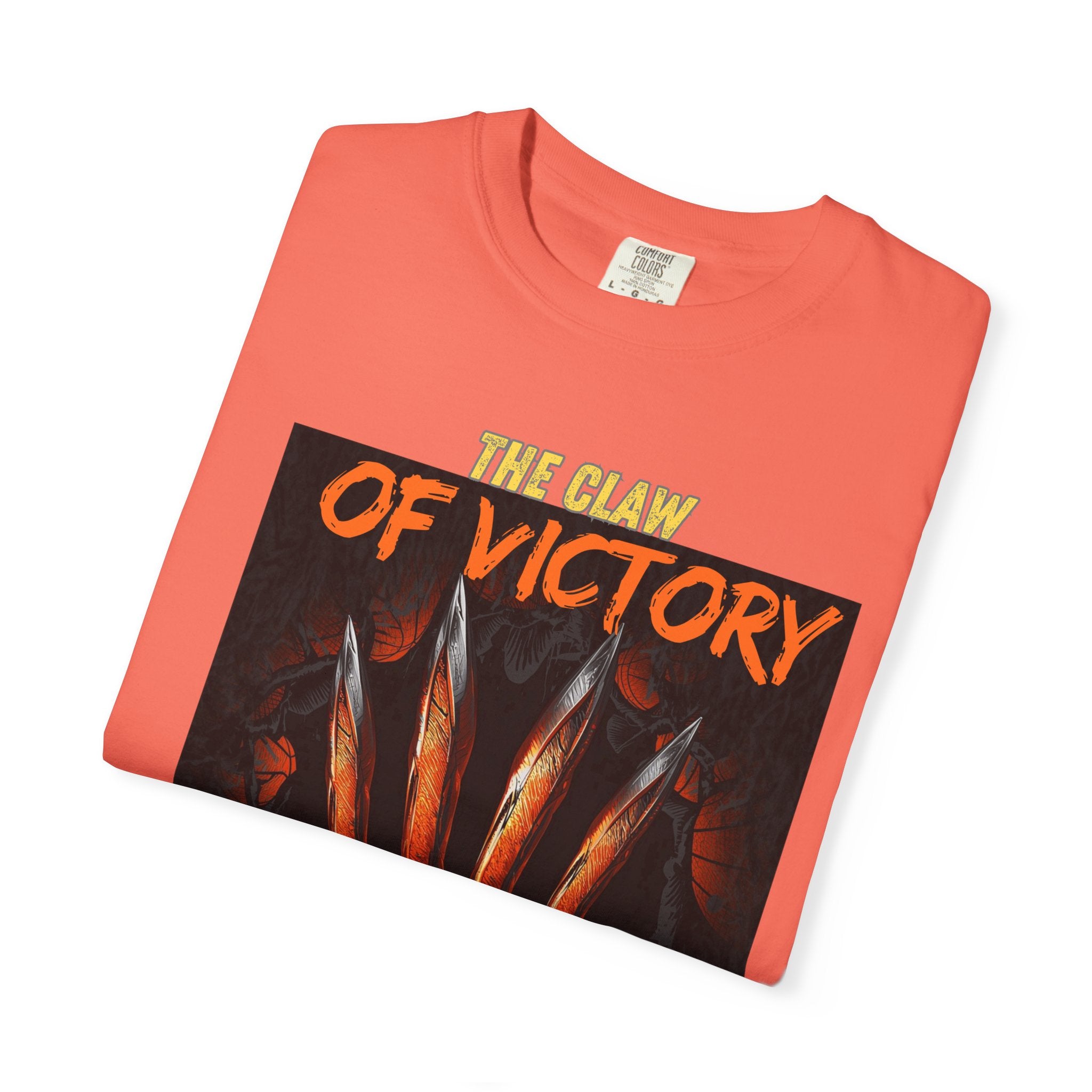 The Claw of Victory – Fierce Basketball Power DesignVictory Basketball Graphic T-Shirt