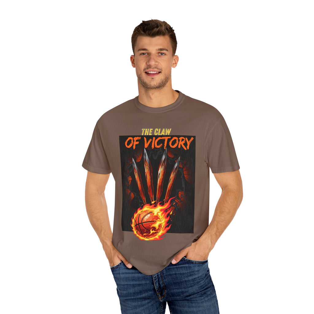 The Claw of Victory – Fierce Basketball Power DesignVictory Basketball Graphic T-Shirt